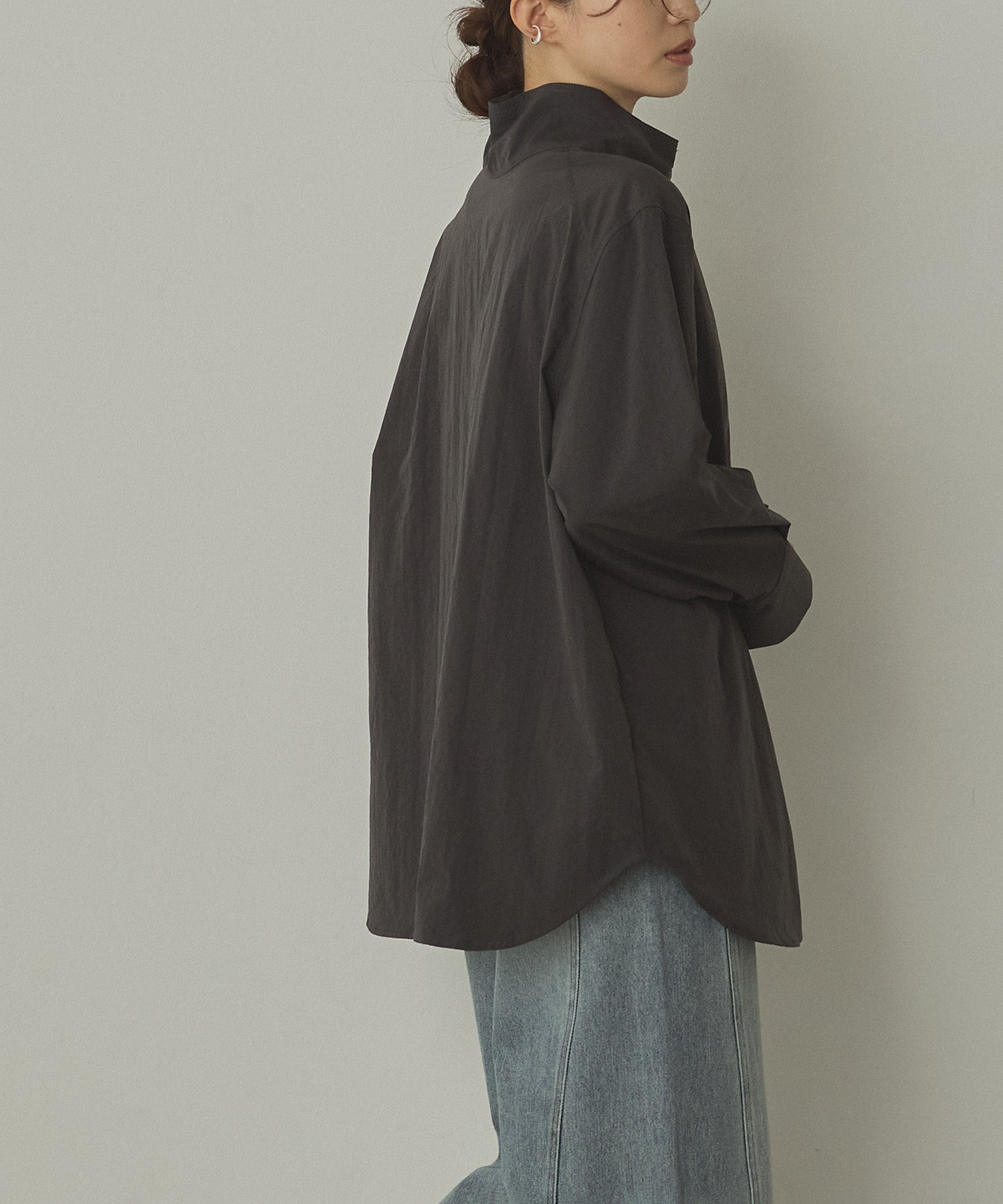 2WAY HIGH NECK SHIRT