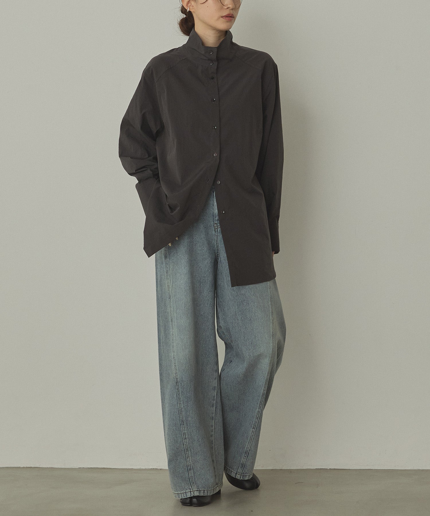 2WAY HIGH NECK SHIRT