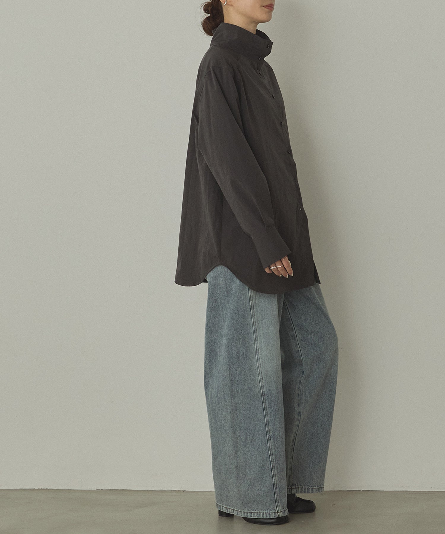 2WAY HIGH NECK SHIRT
