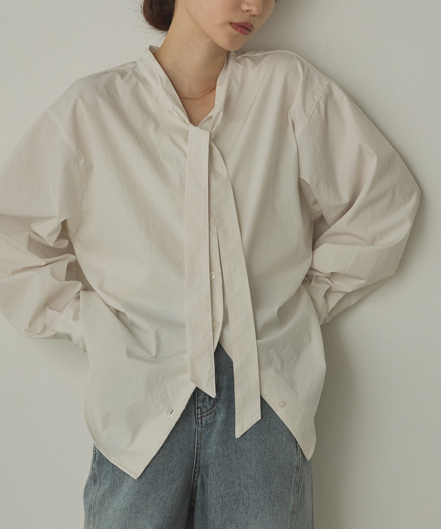2WAY BOWTIE BLOUSE