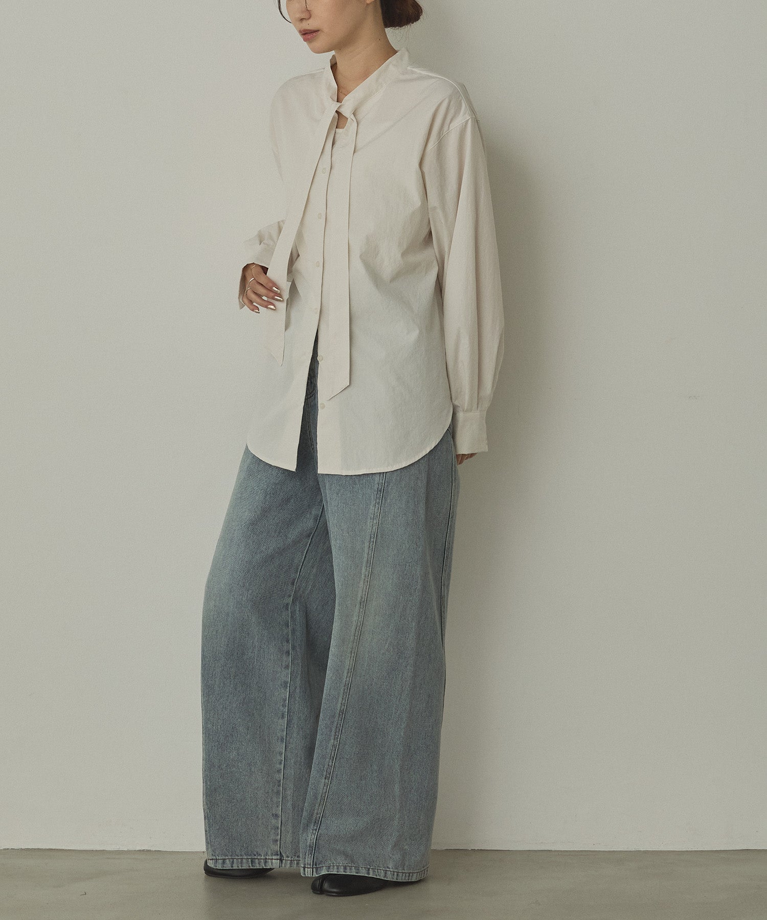 2WAY BOWTIE BLOUSE