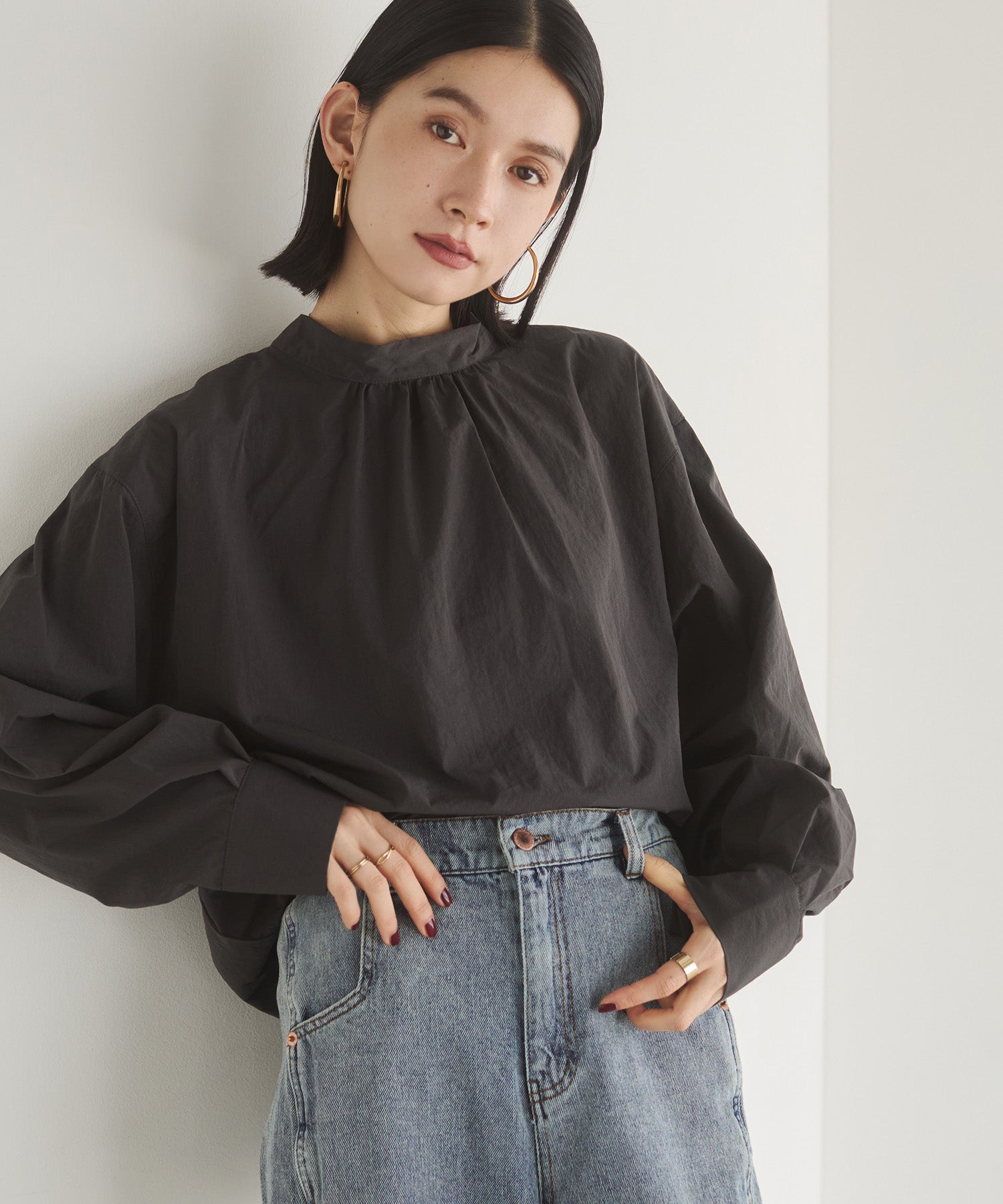 2WAY BOWTIE BLOUSE