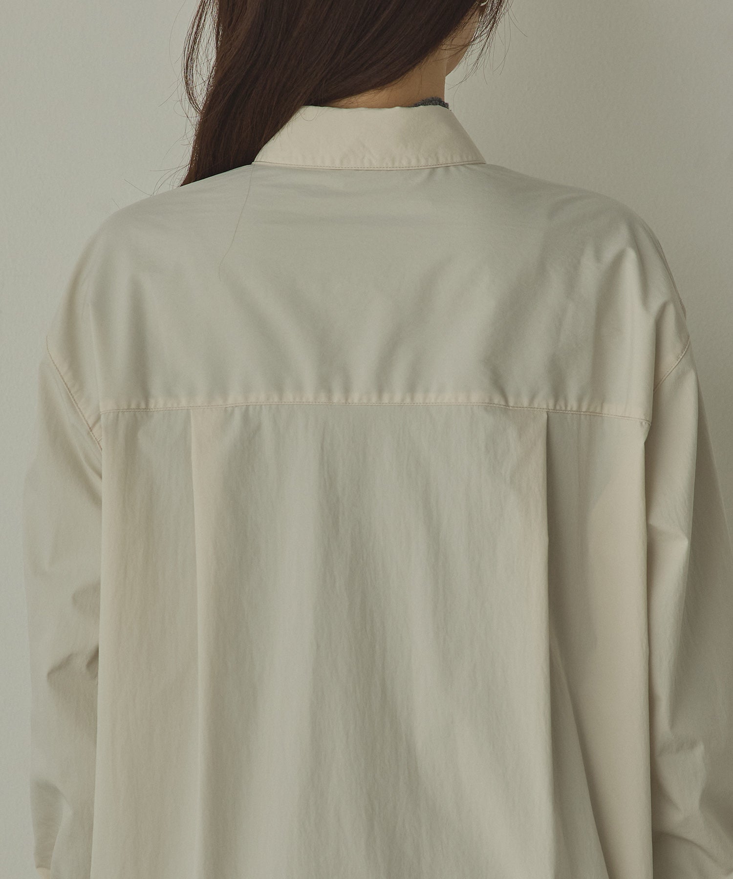 ポリエステルブロード 丈2WAYシャツ