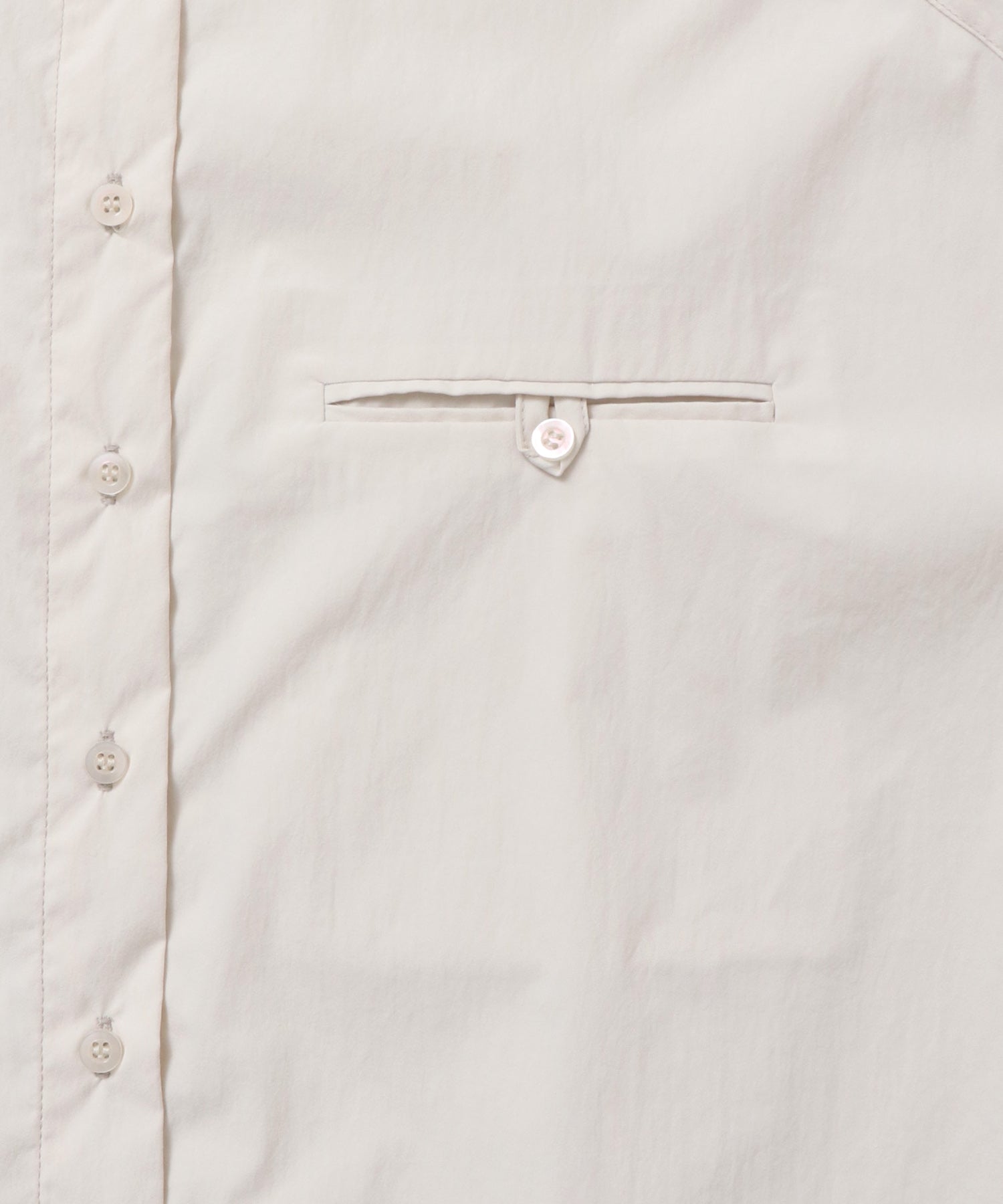 ポリエステルブロード 丈2WAYシャツ