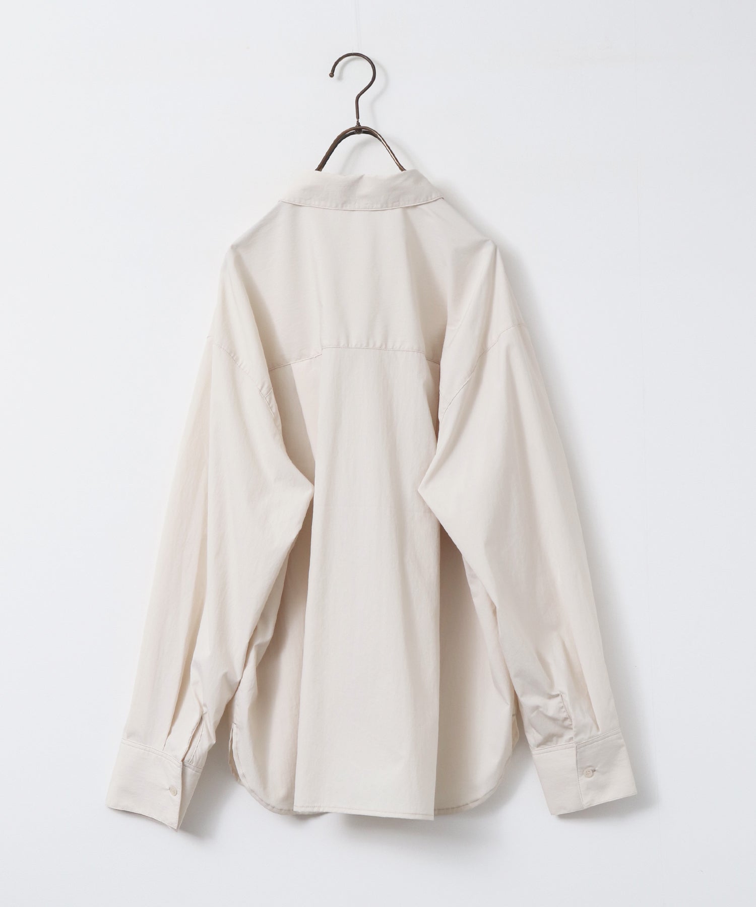 ポリエステルブロード 丈2WAYシャツ