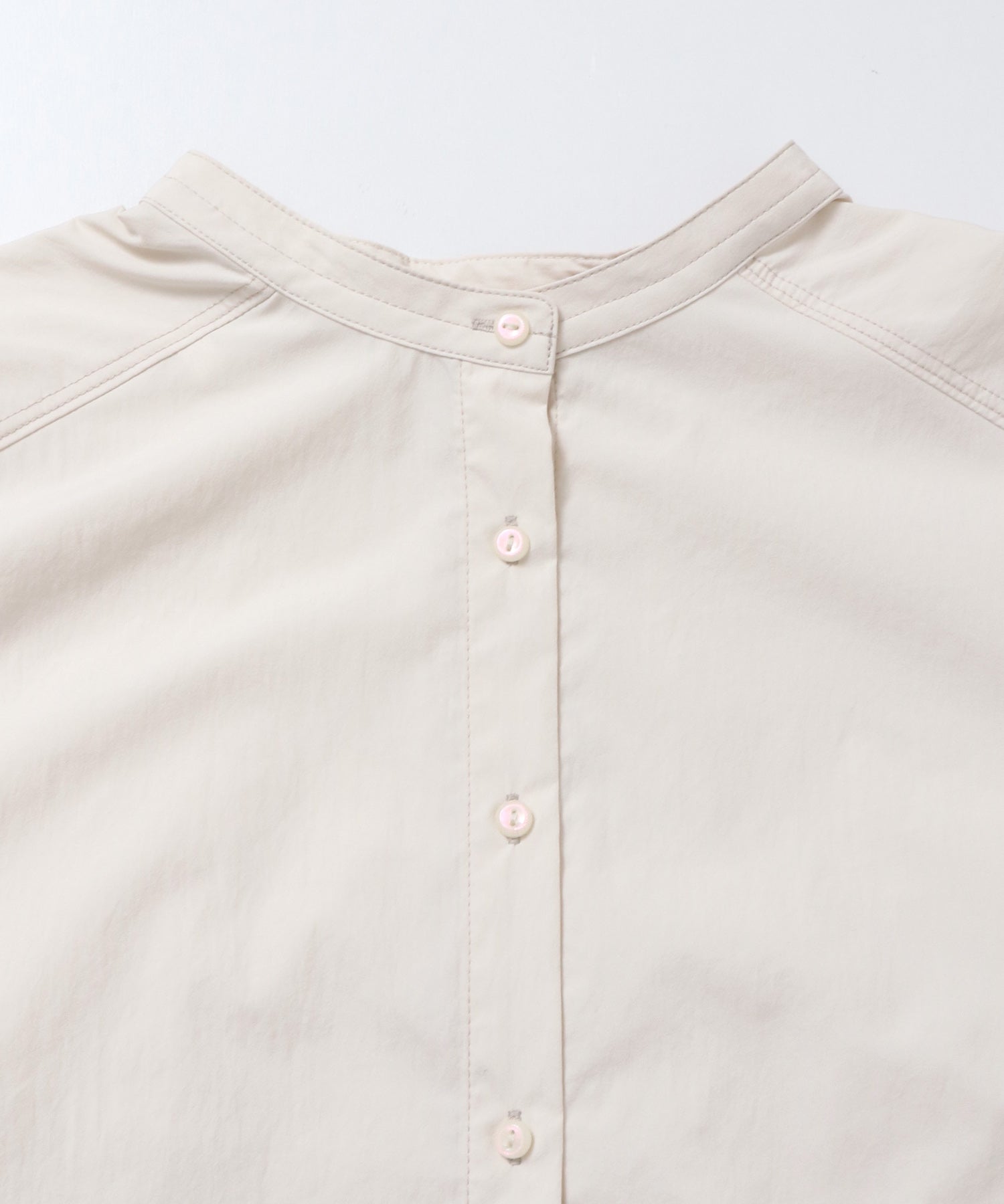 ポリエステルブロード 前後2WAYフリルシャツ