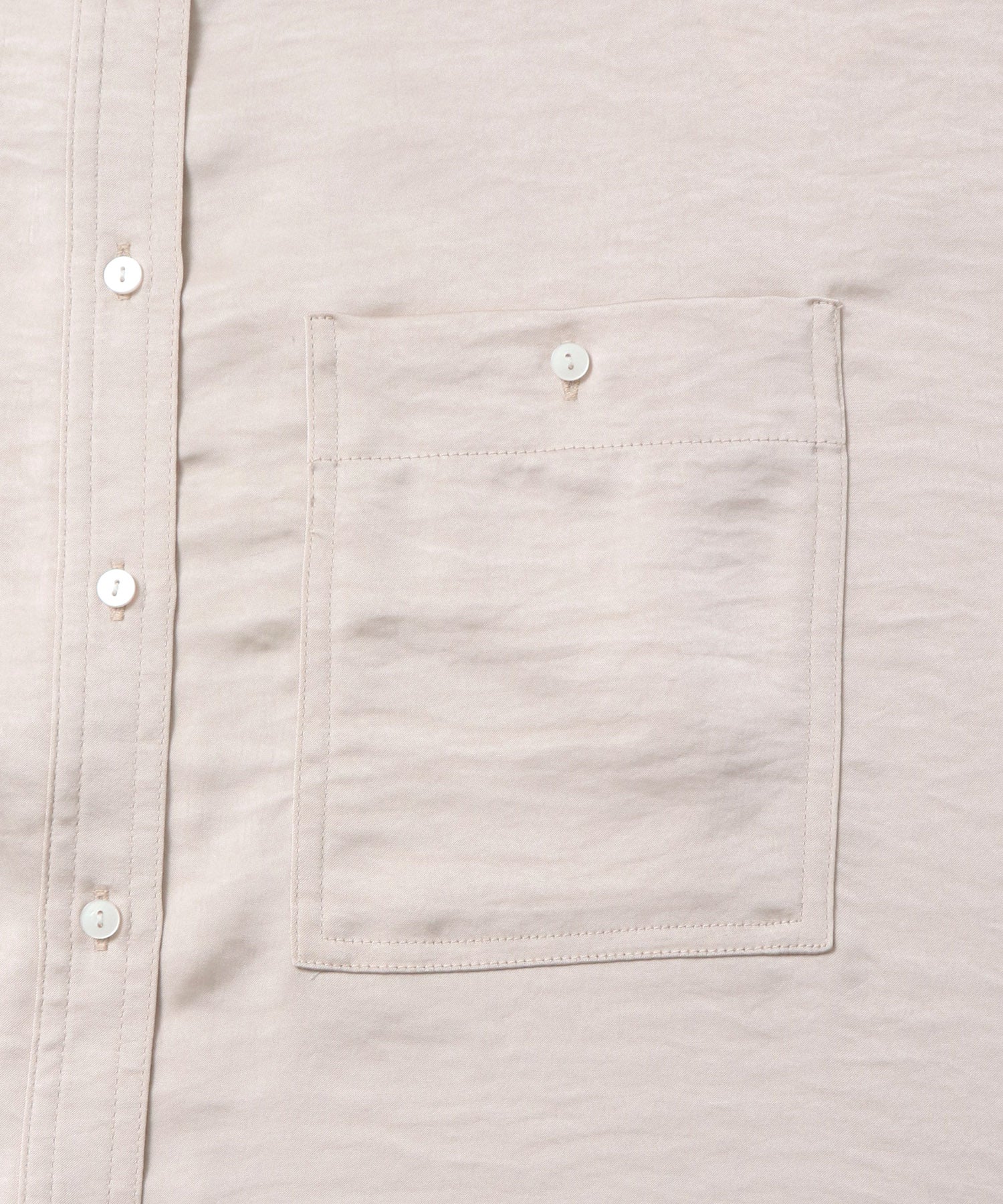 マットサテン オーバーシャツ