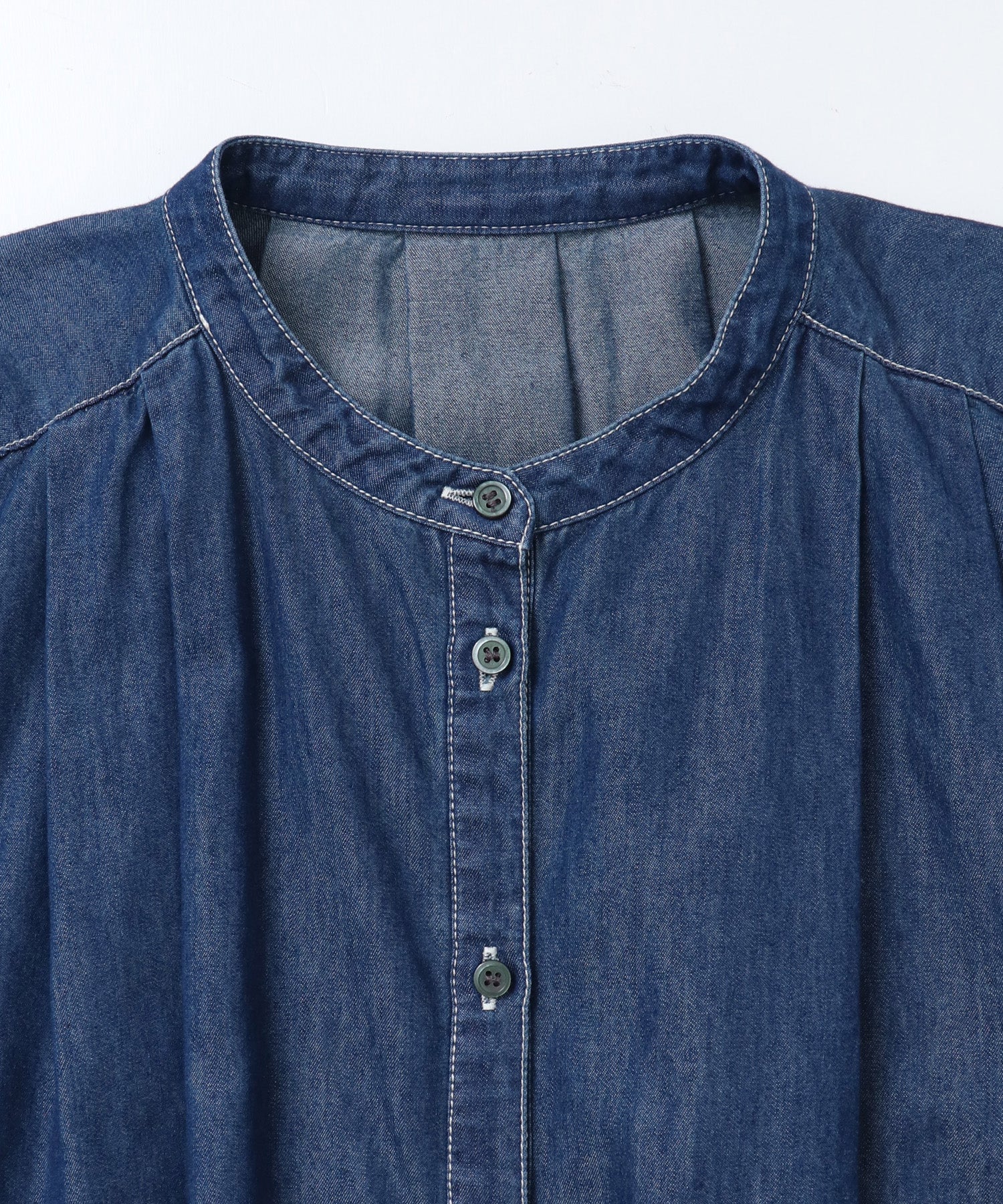 ポリエステルブロード バルーンシャツ