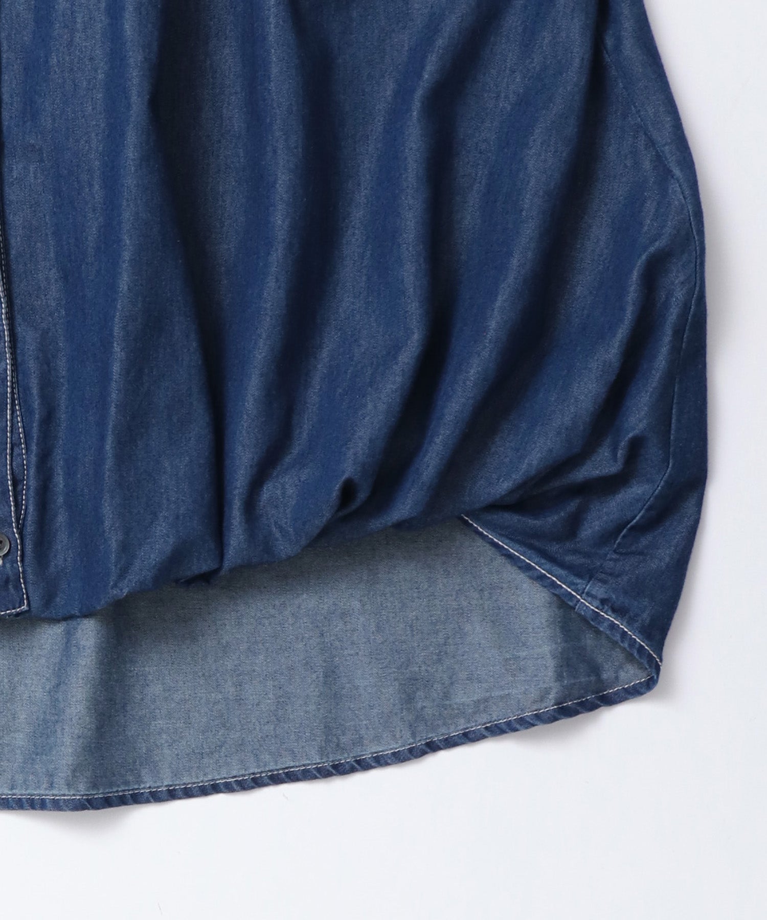 ポリエステルブロード バルーンシャツ