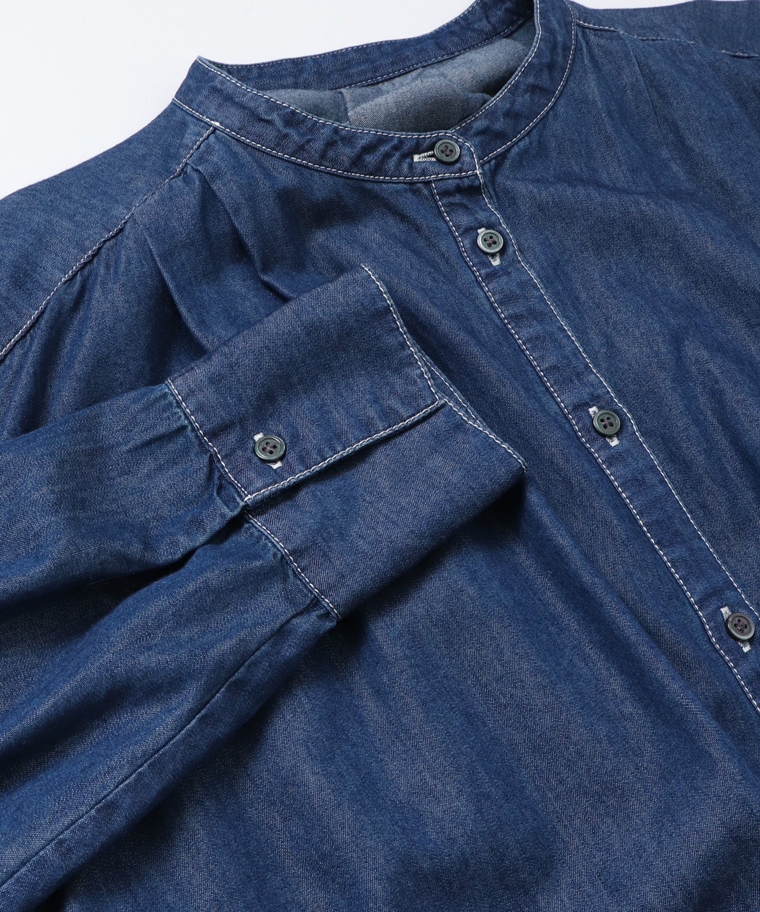 ポリエステルブロード バルーンシャツ