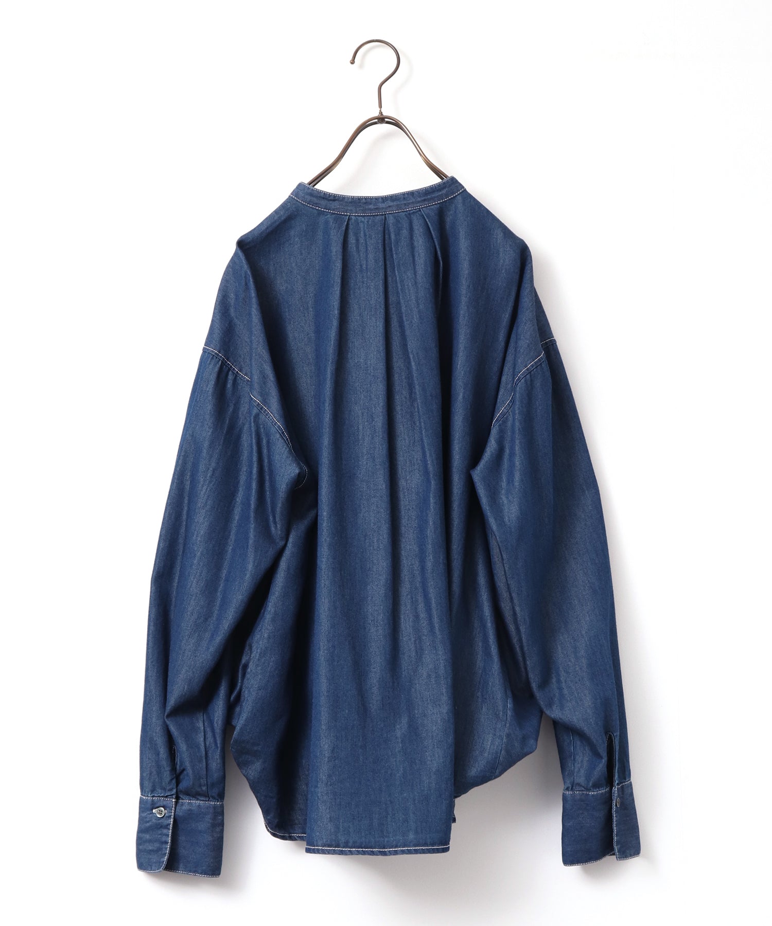 ポリエステルブロード バルーンシャツ