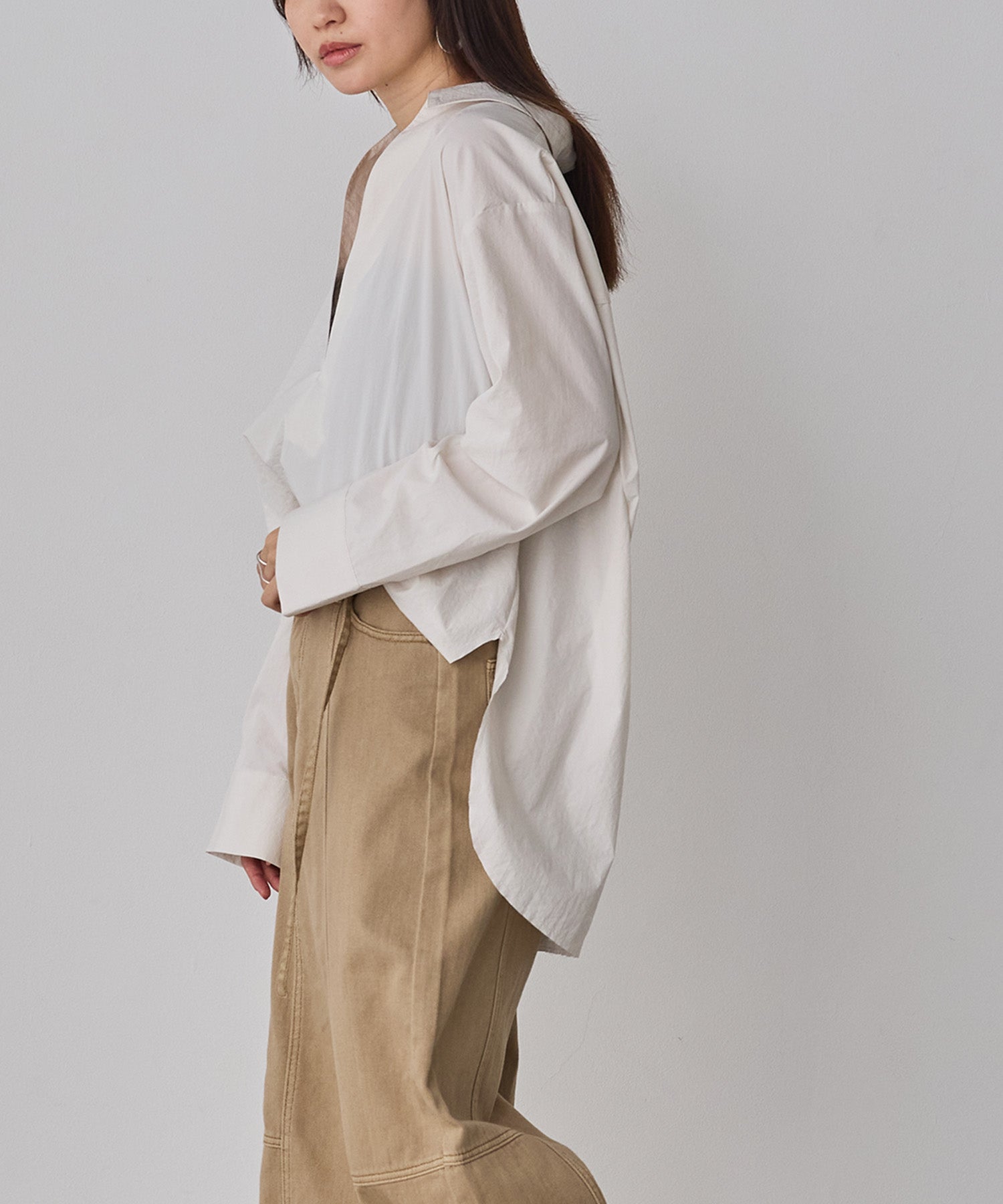 BROAD/TENCEL DENIM SKIPPER SHIRT