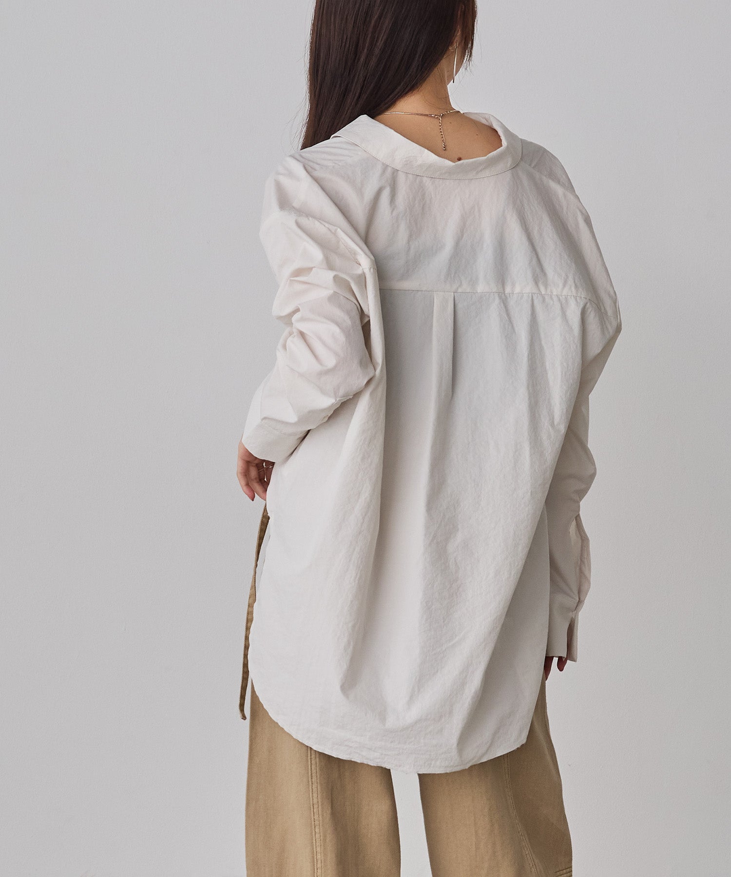 BROAD/TENCEL DENIM SKIPPER SHIRT