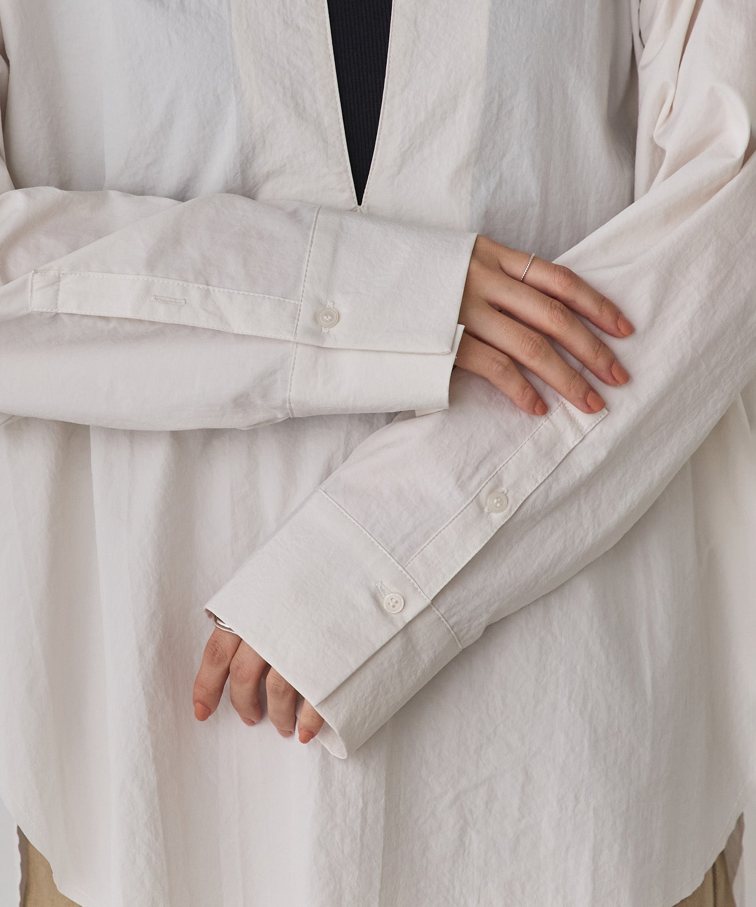 BROAD/TENCEL DENIM SKIPPER SHIRT