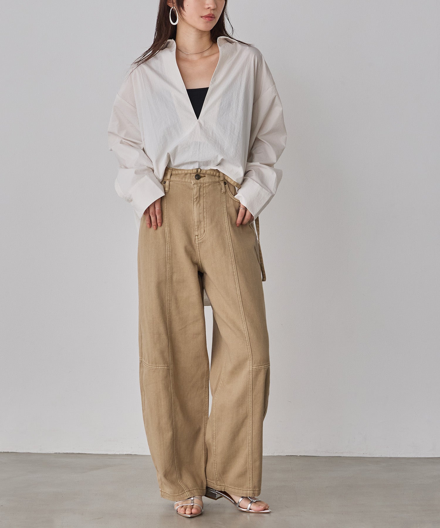 BROAD/TENCEL DENIM SKIPPER SHIRT