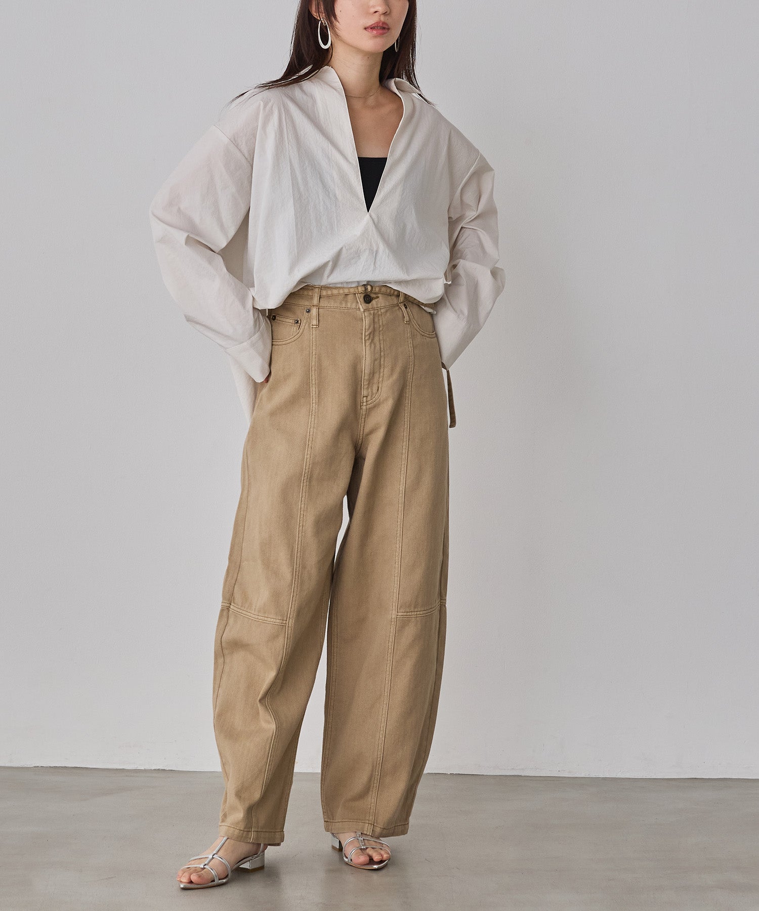 BROAD/TENCEL DENIM SKIPPER SHIRT