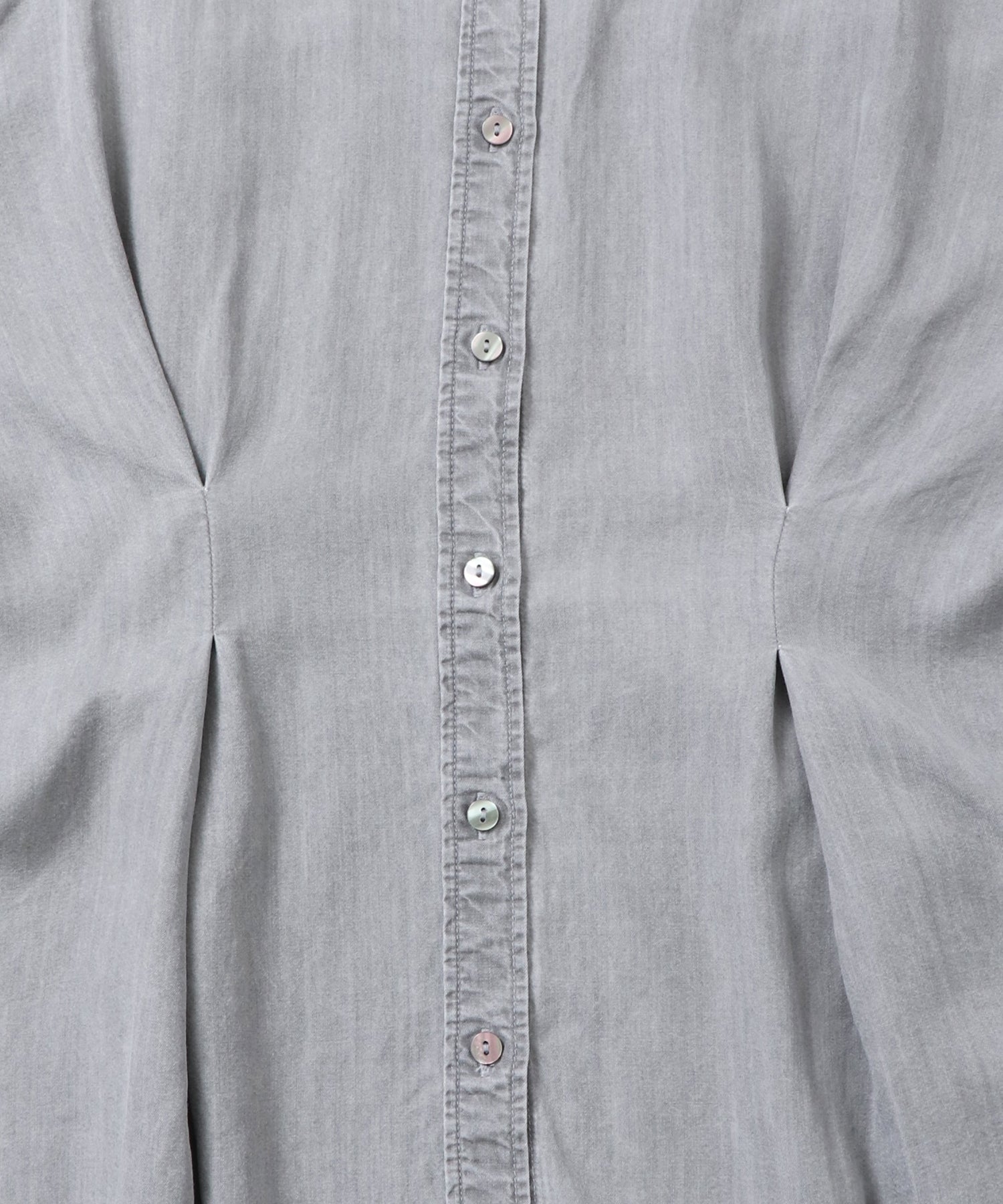 デニム オーバータックシャツ