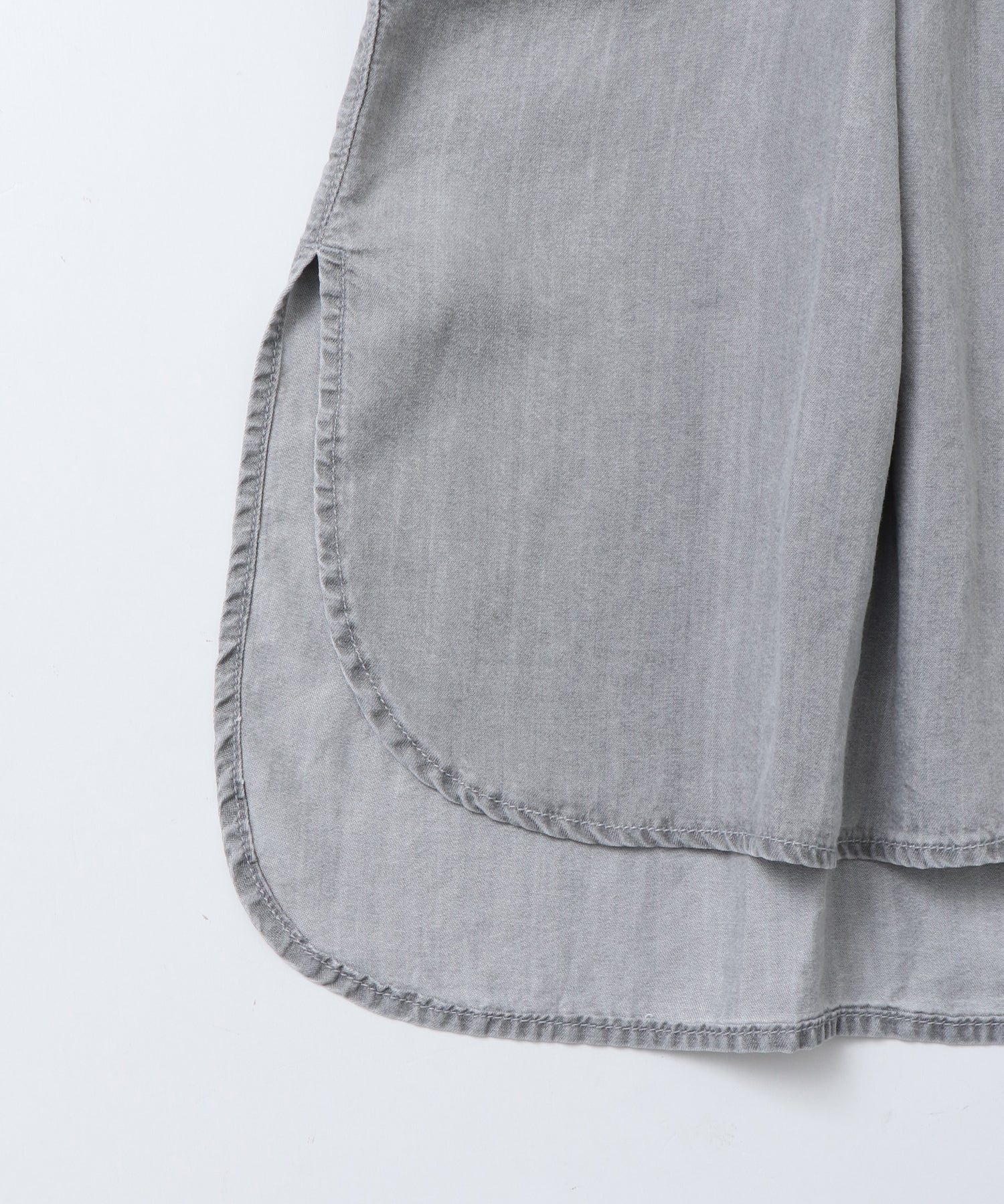 デニム オーバータックシャツ