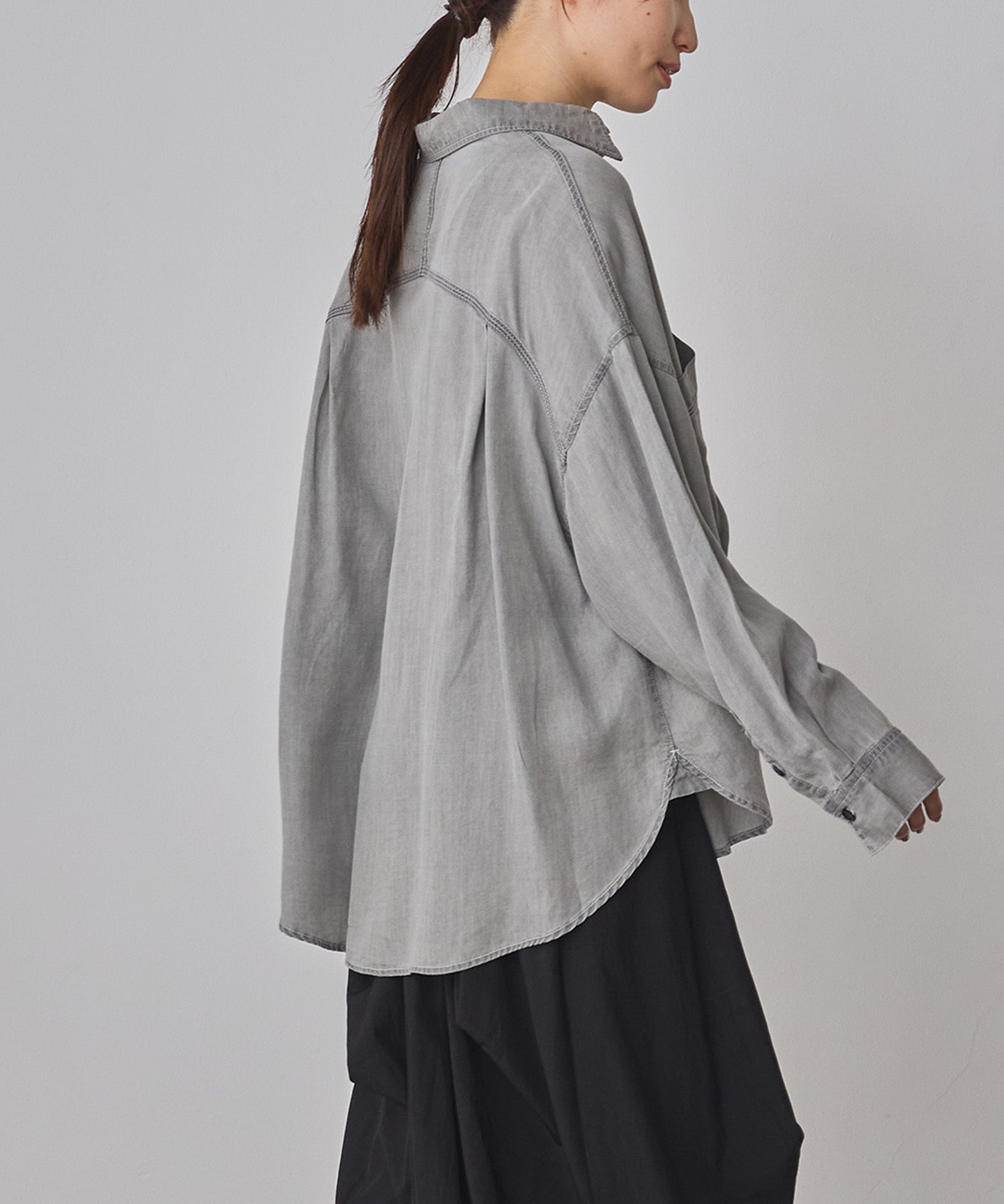 TENCEL DENIM OVERSHIRT