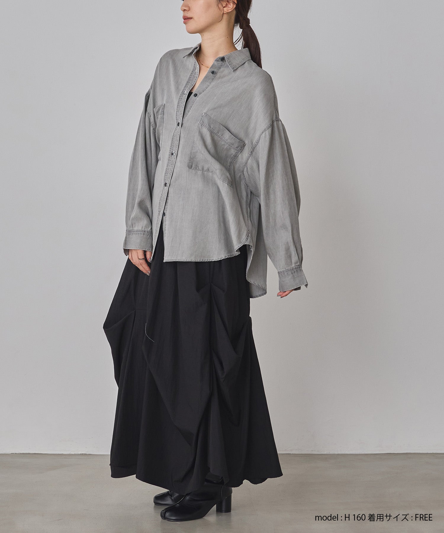 TENCEL DENIM OVERSHIRT