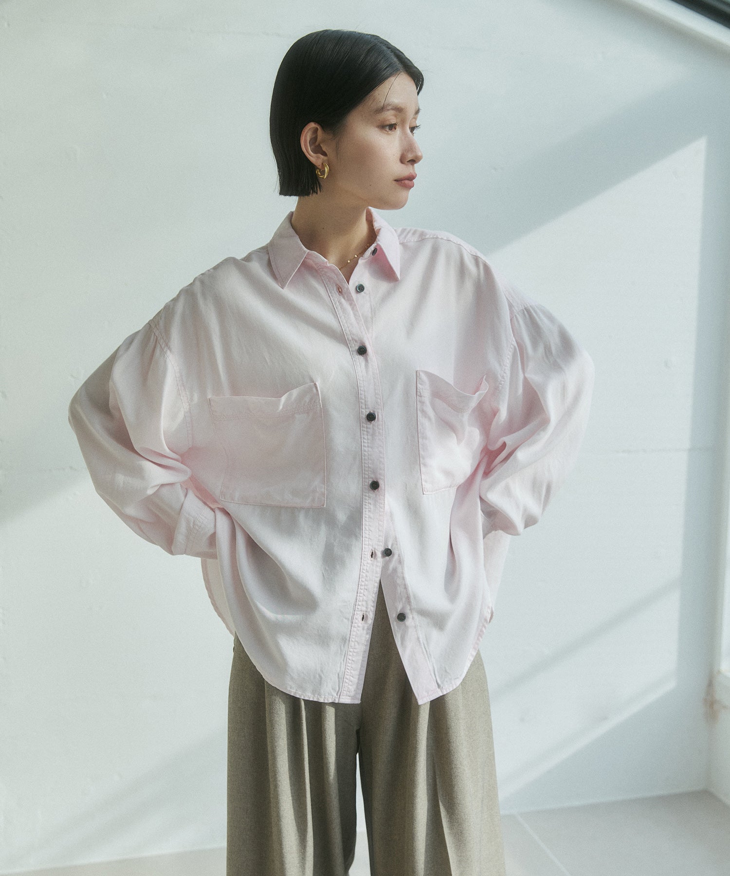 TENCEL DENIM OVERSHIRT