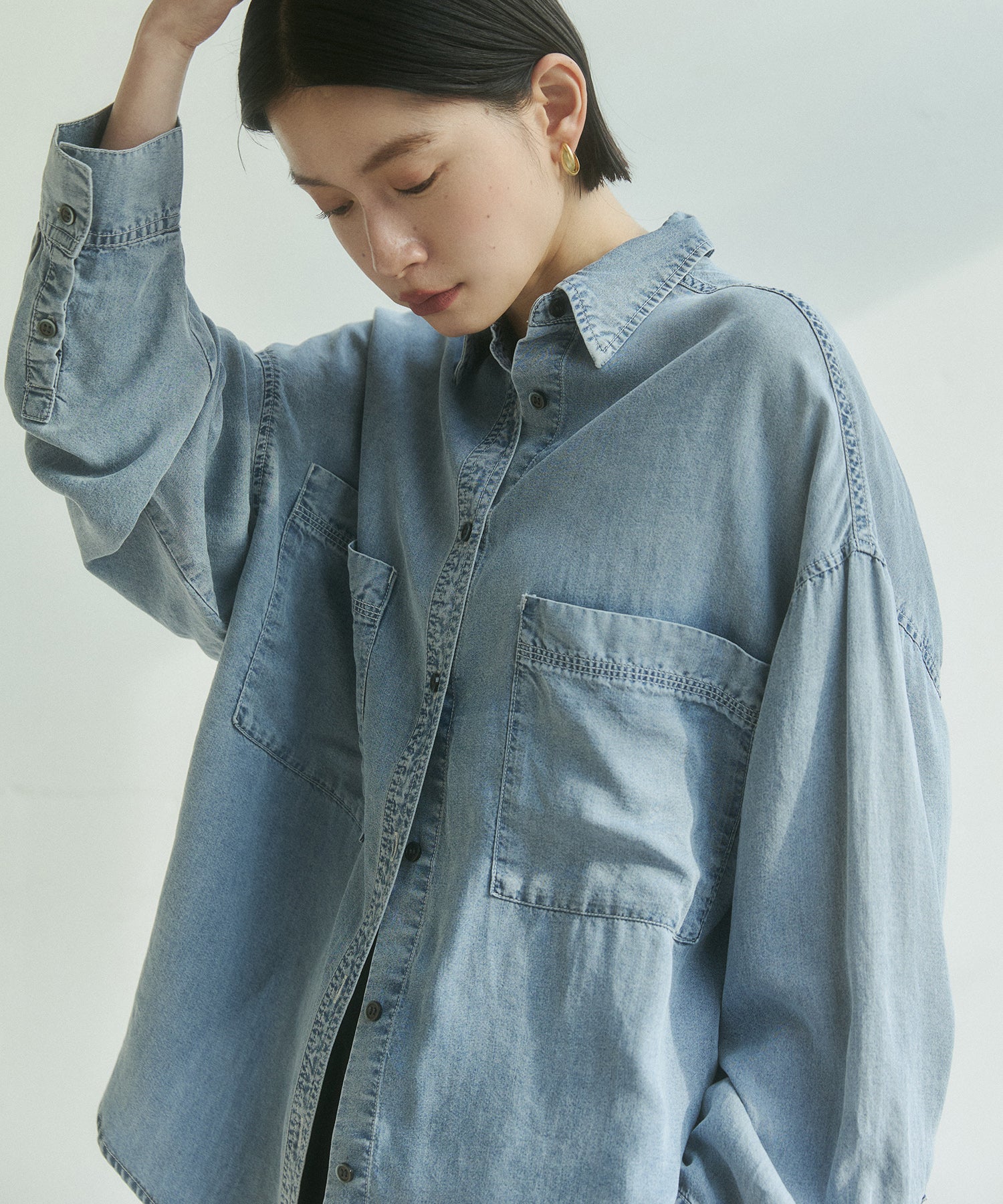 TENCEL DENIM OVERSHIRT