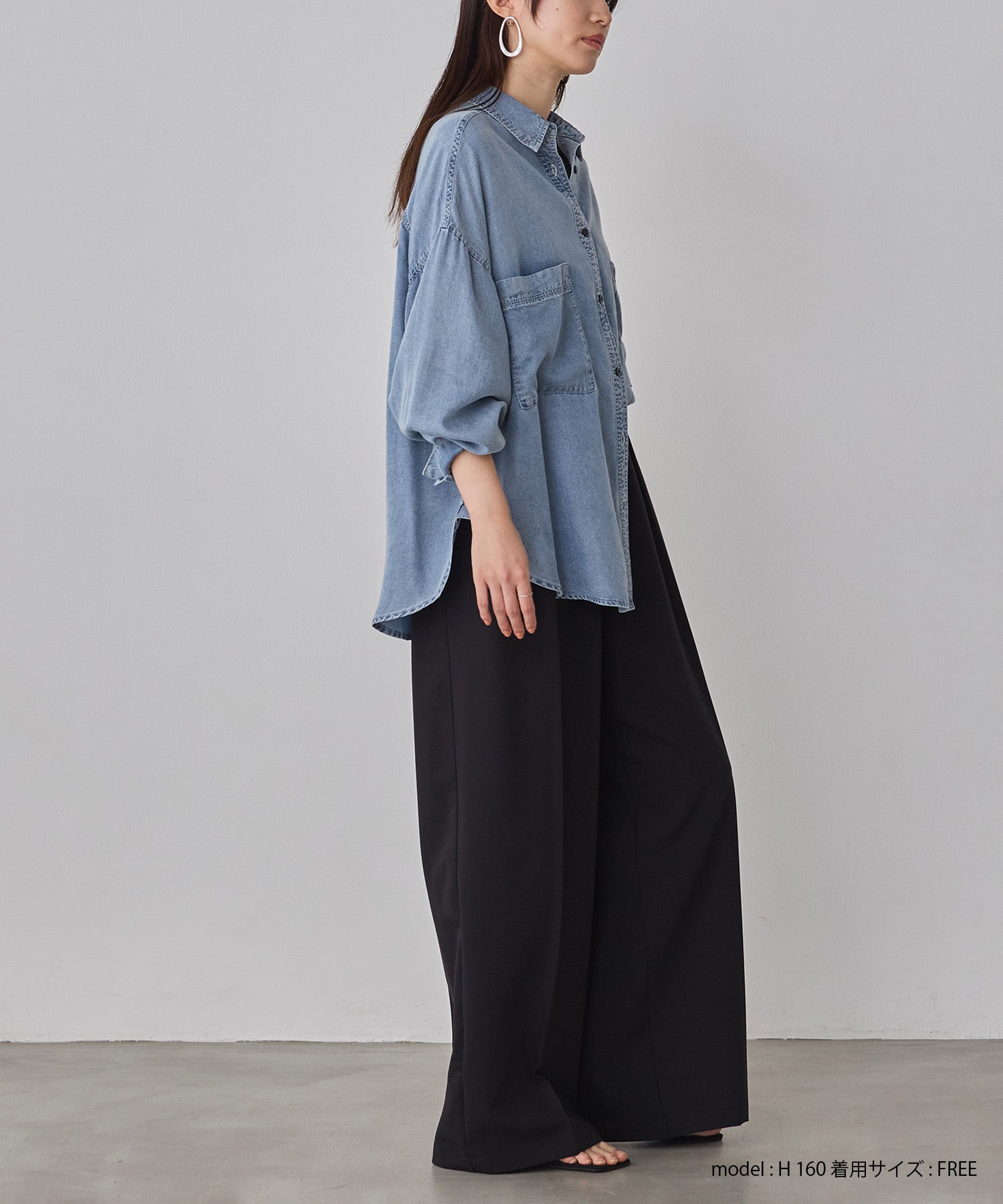 TENCEL DENIM OVERSHIRT