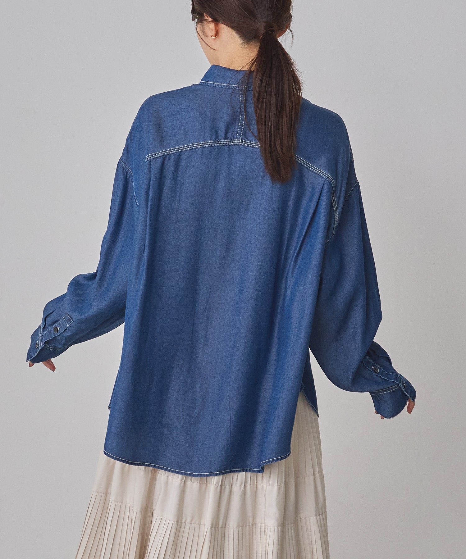 TENCEL DENIM OVERSHIRT