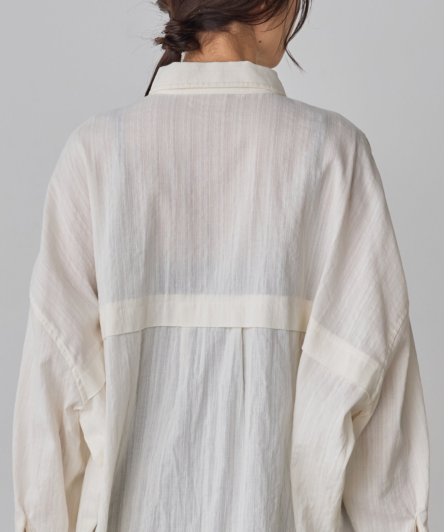 スラブ オーバーサイズシャツ