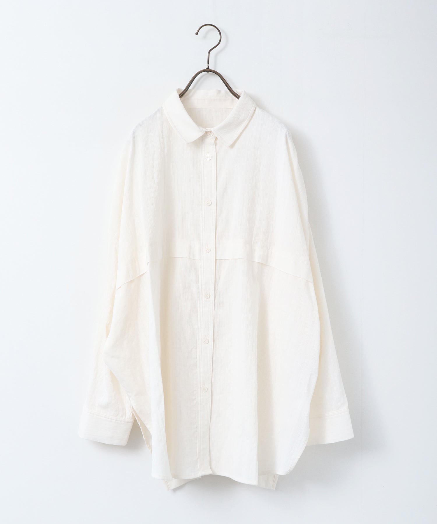 スラブ オーバーサイズシャツ