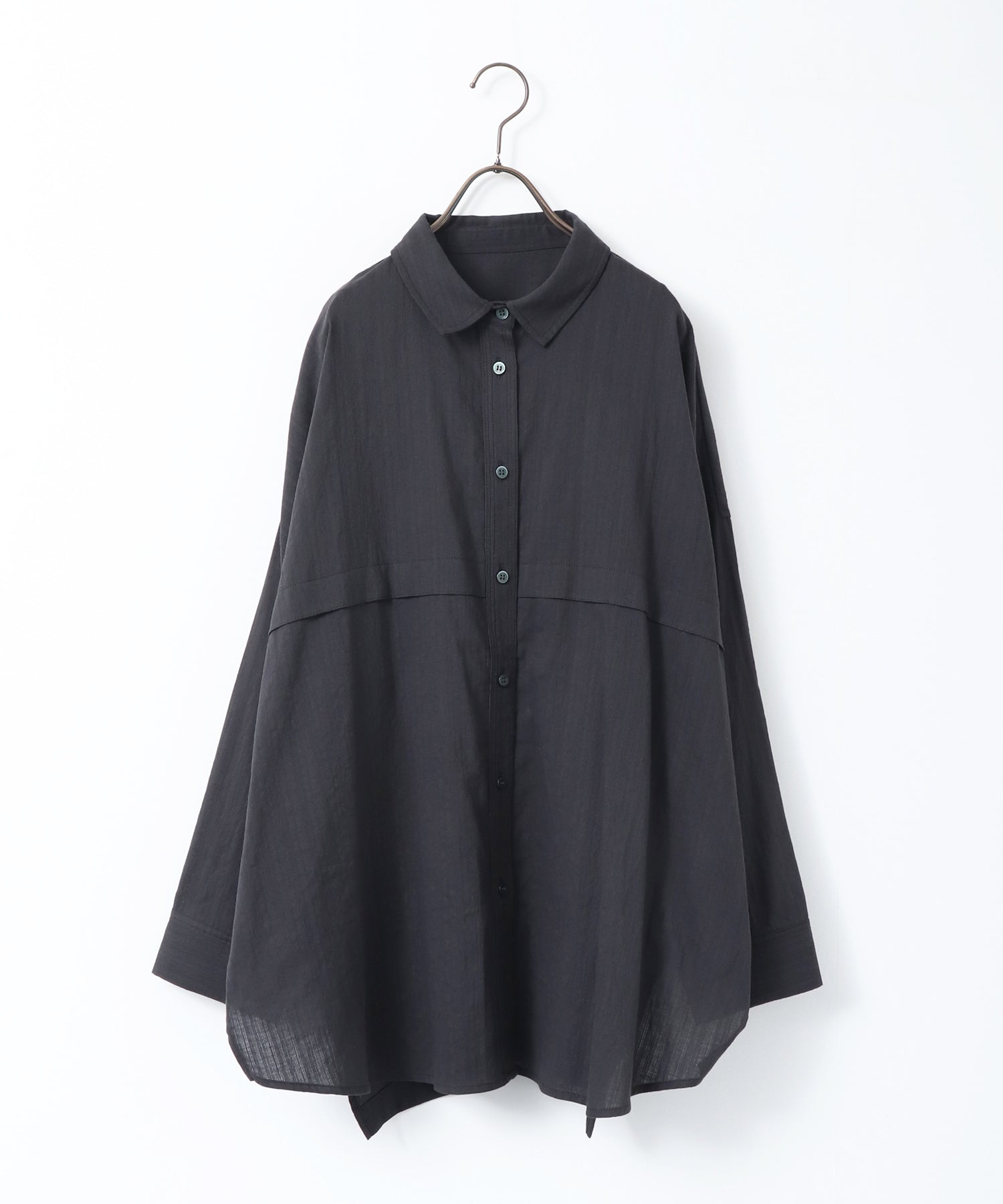 スラブ オーバーサイズシャツ