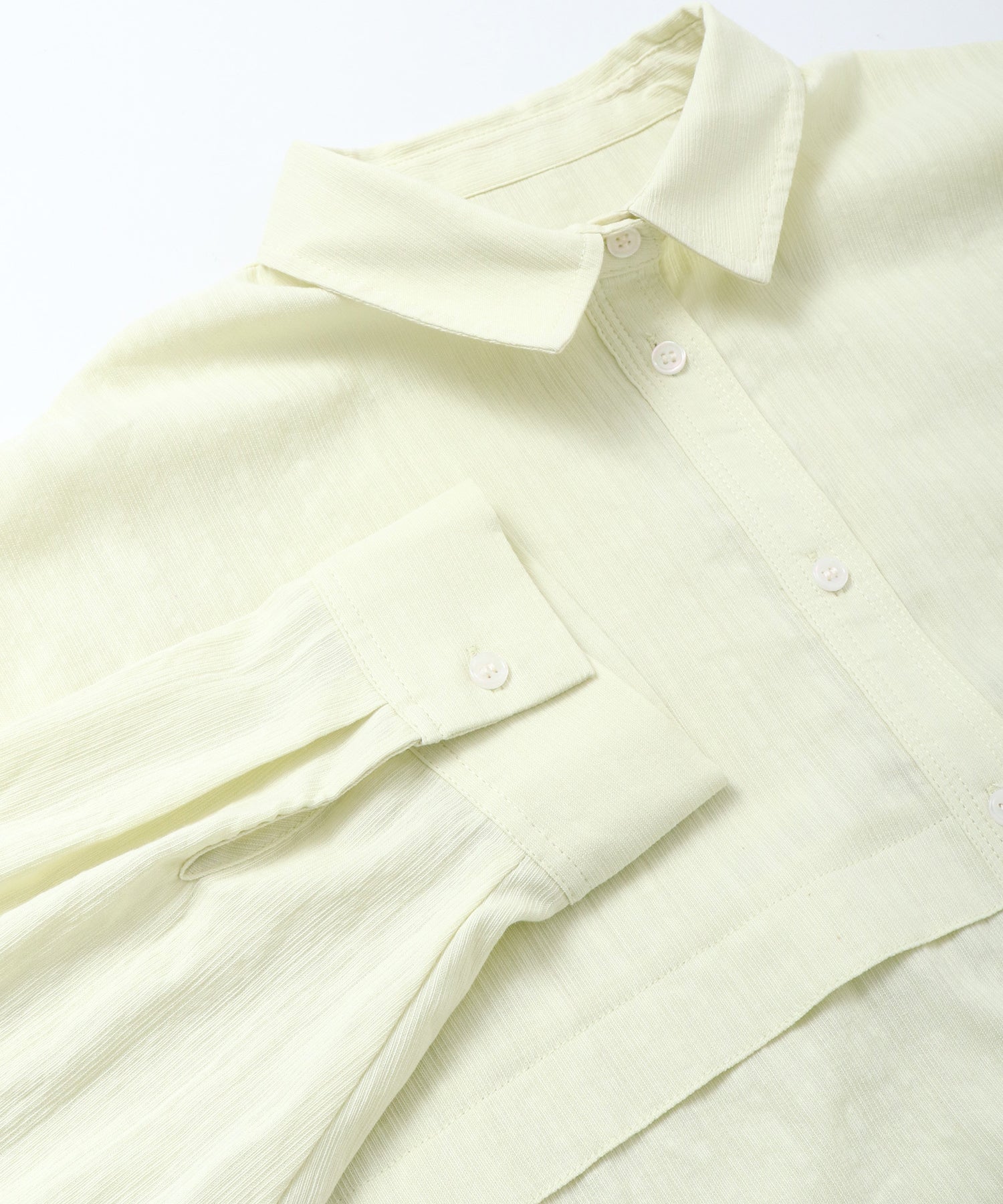 スラブ オーバーサイズシャツ