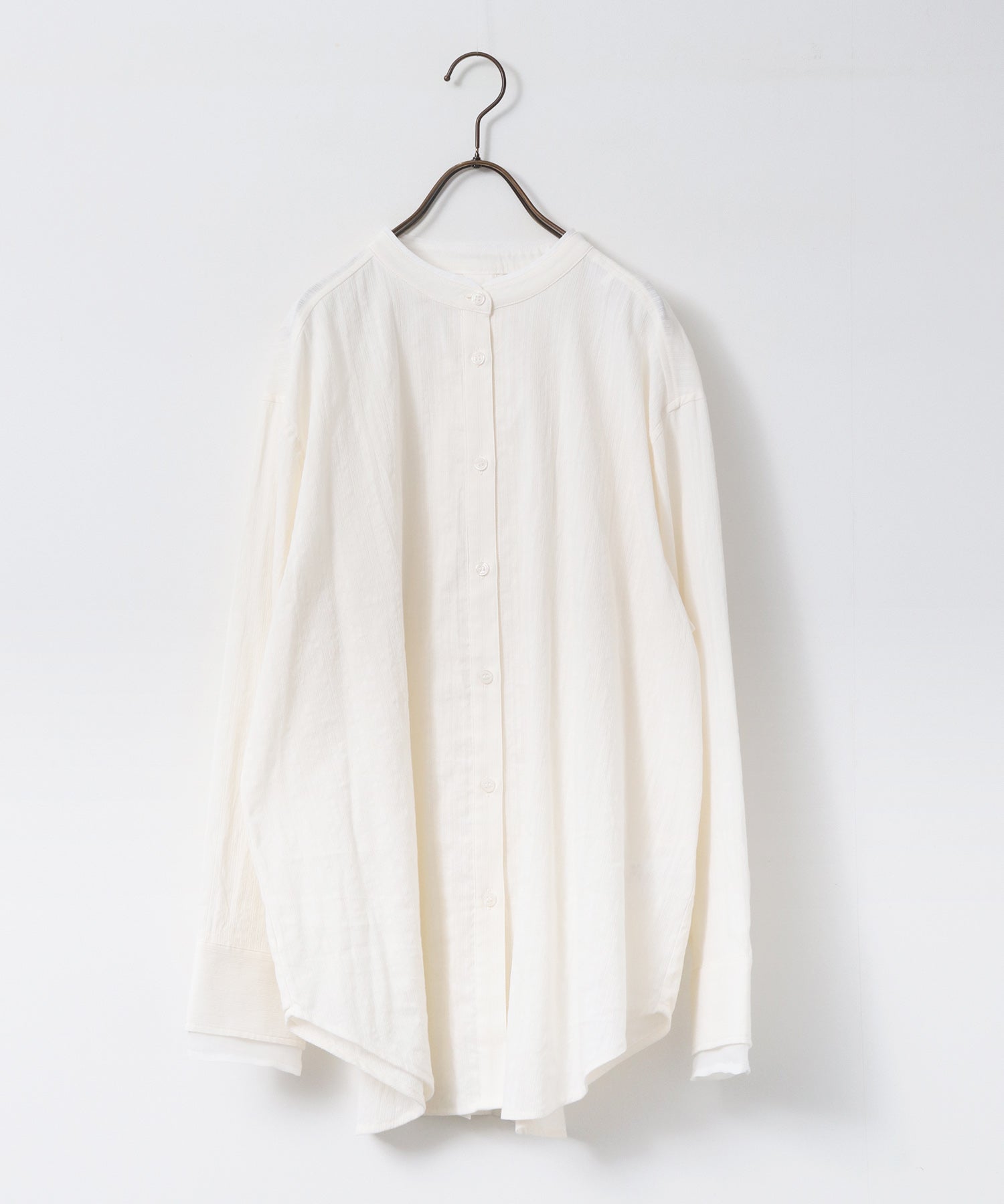 SPRING SLUB SHEER DOCKING SHIRT