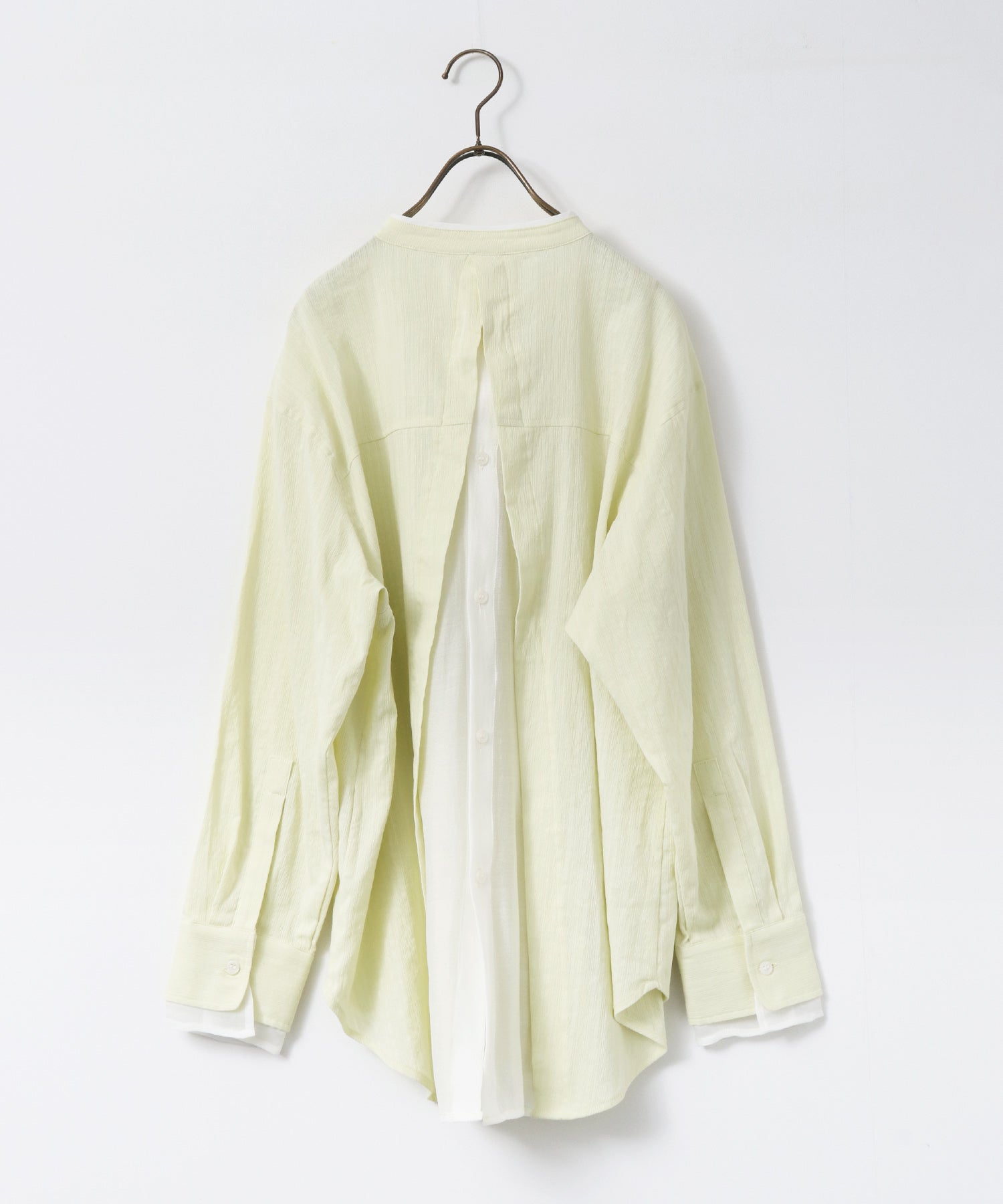 SPRING SLUB SHEER DOCKING SHIRT