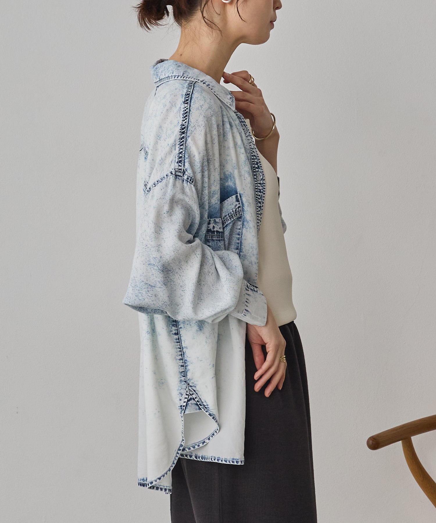 TENCEL DENIM OVERSHIRT