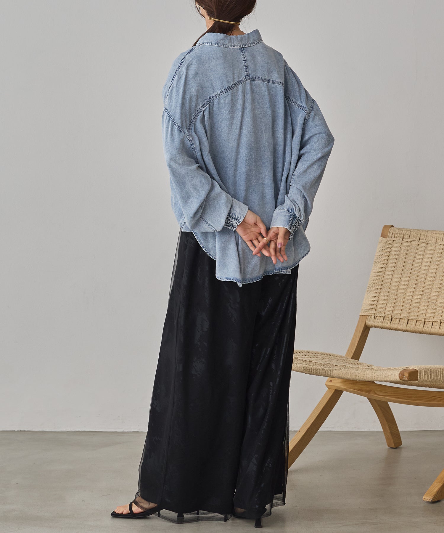 TENCEL DENIM OVERSHIRT