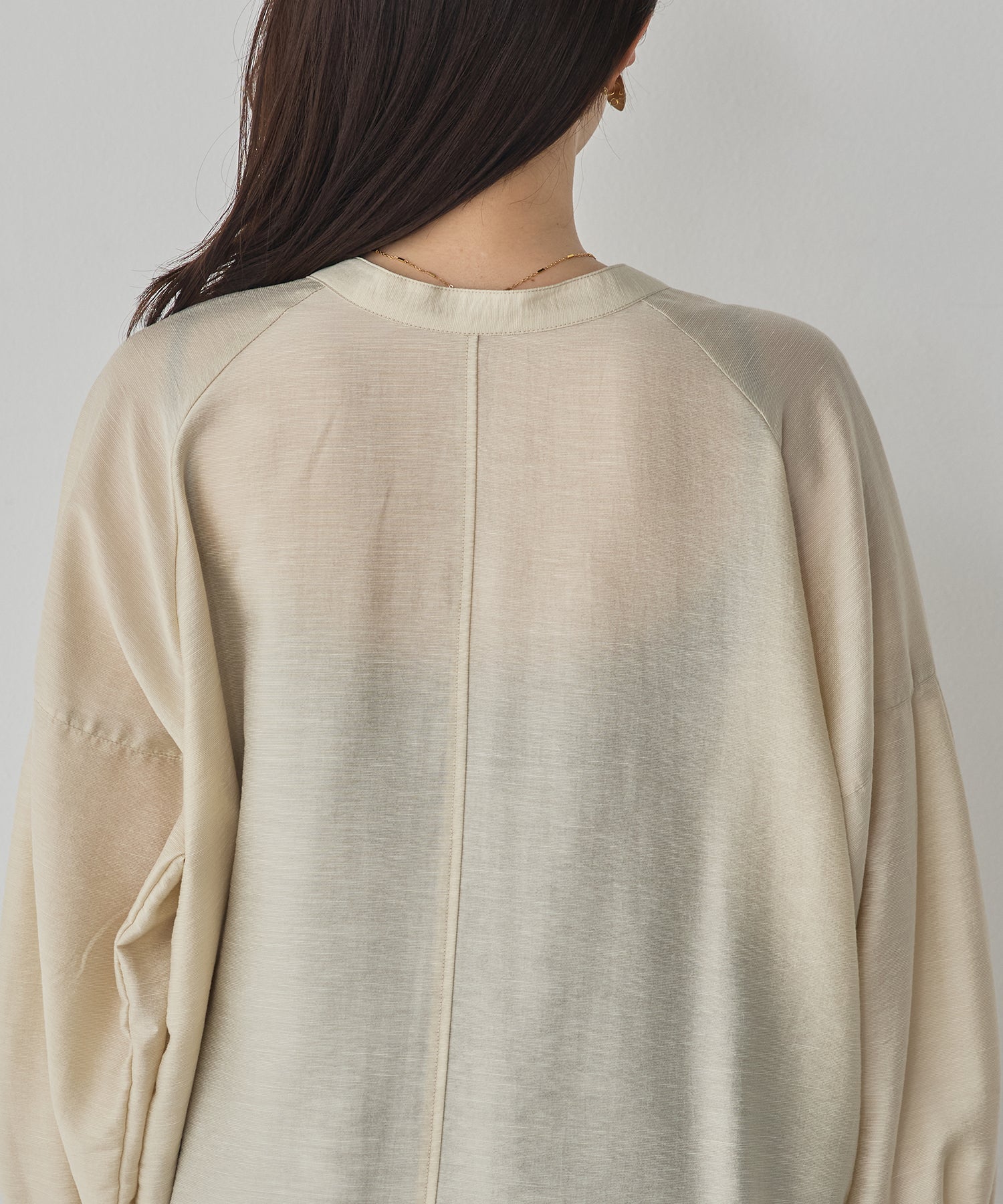 《PRE-ORDER》REVERSIBLE SHEER SHIRT