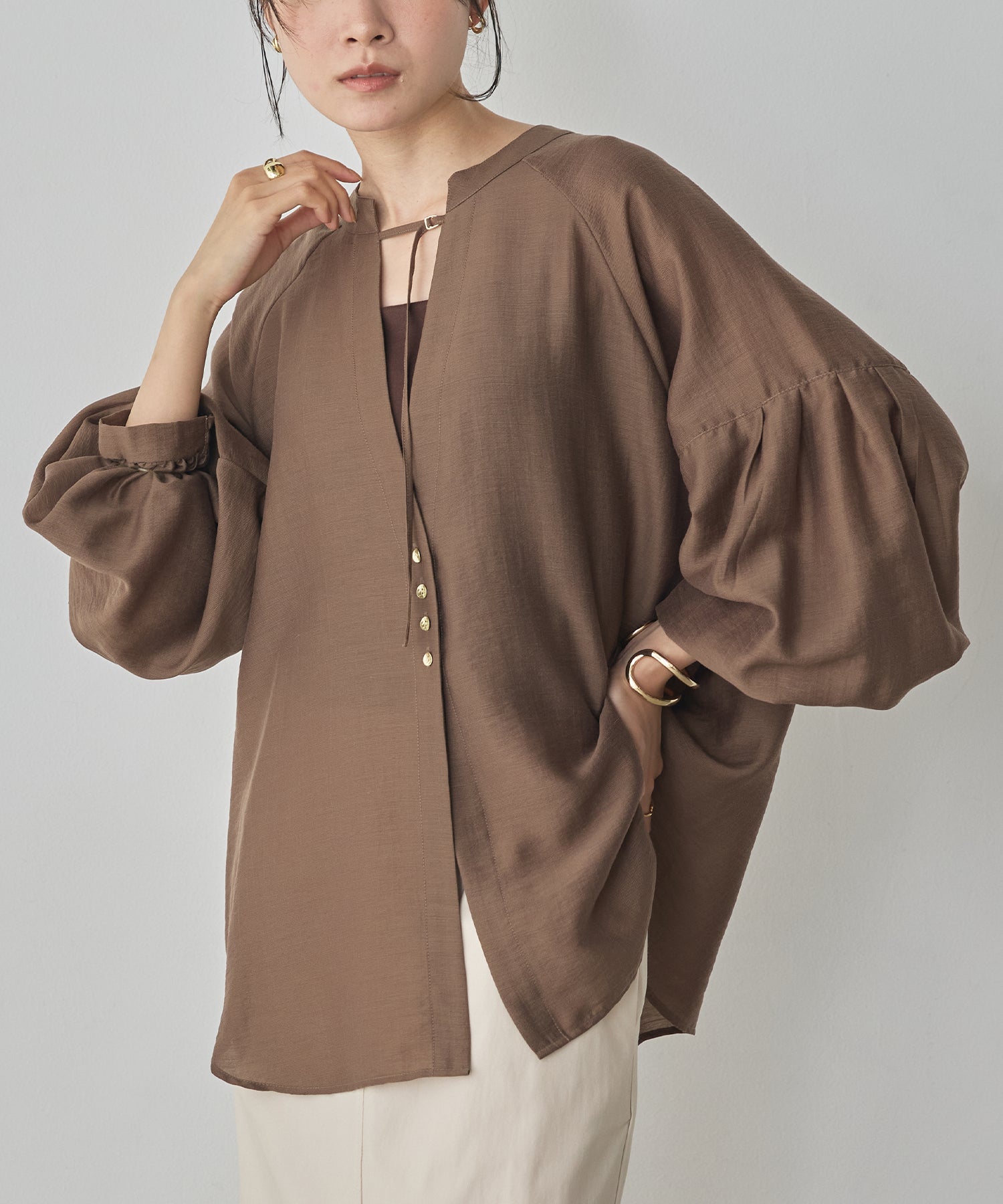 《PRE-ORDER》REVERSIBLE SHEER SHIRT