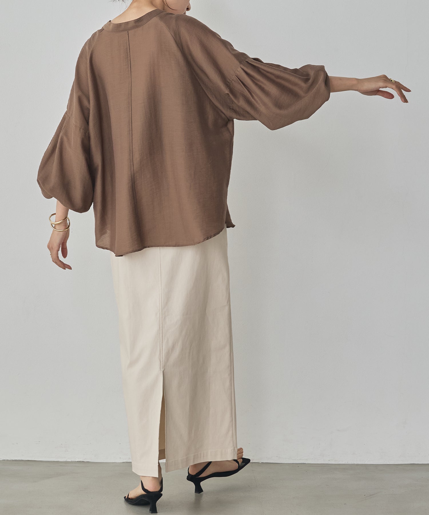 《PRE-ORDER》REVERSIBLE SHEER SHIRT