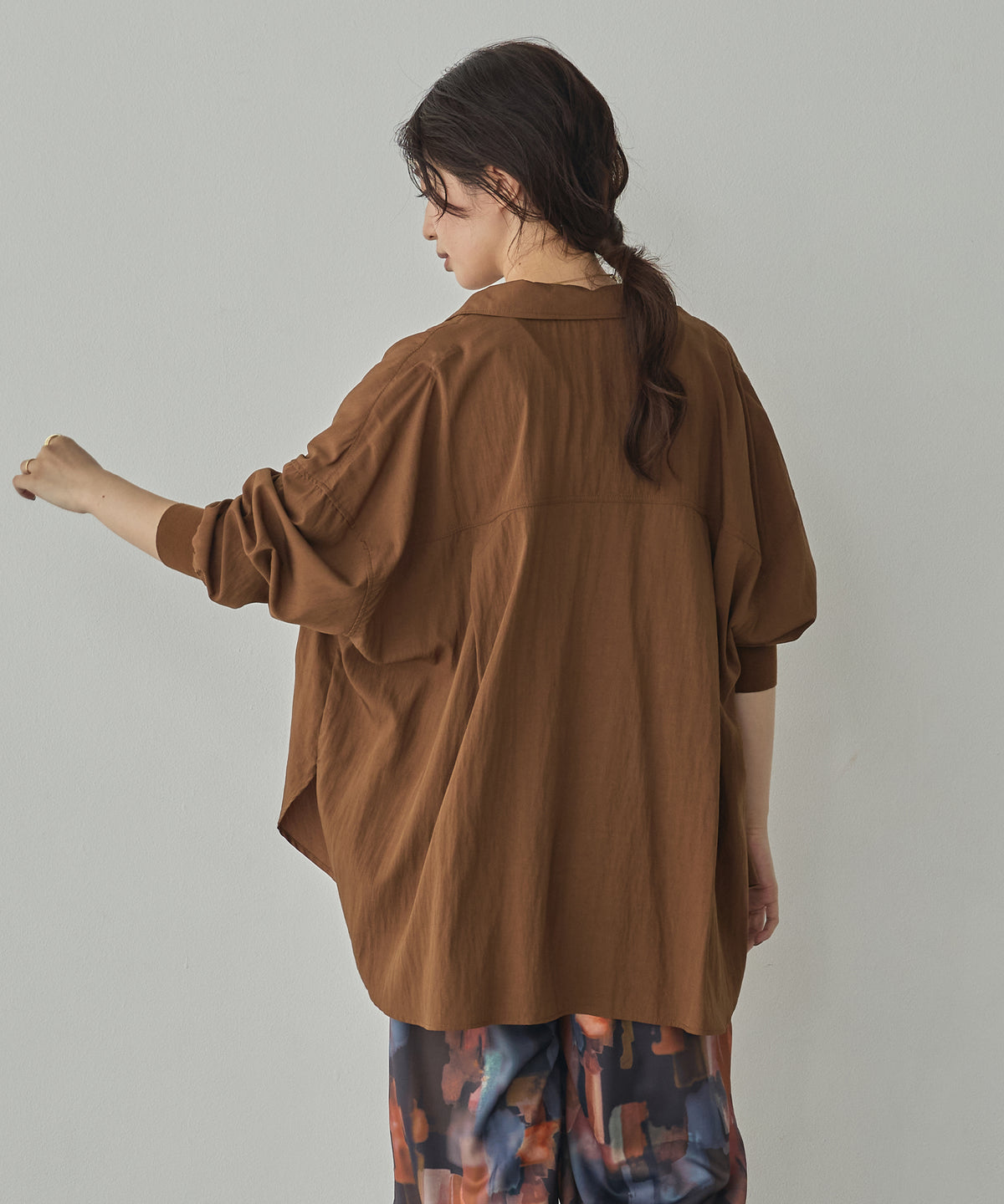 VINTAGE BROADCLOTH FRILLED SHIRT-STYLE JACKET