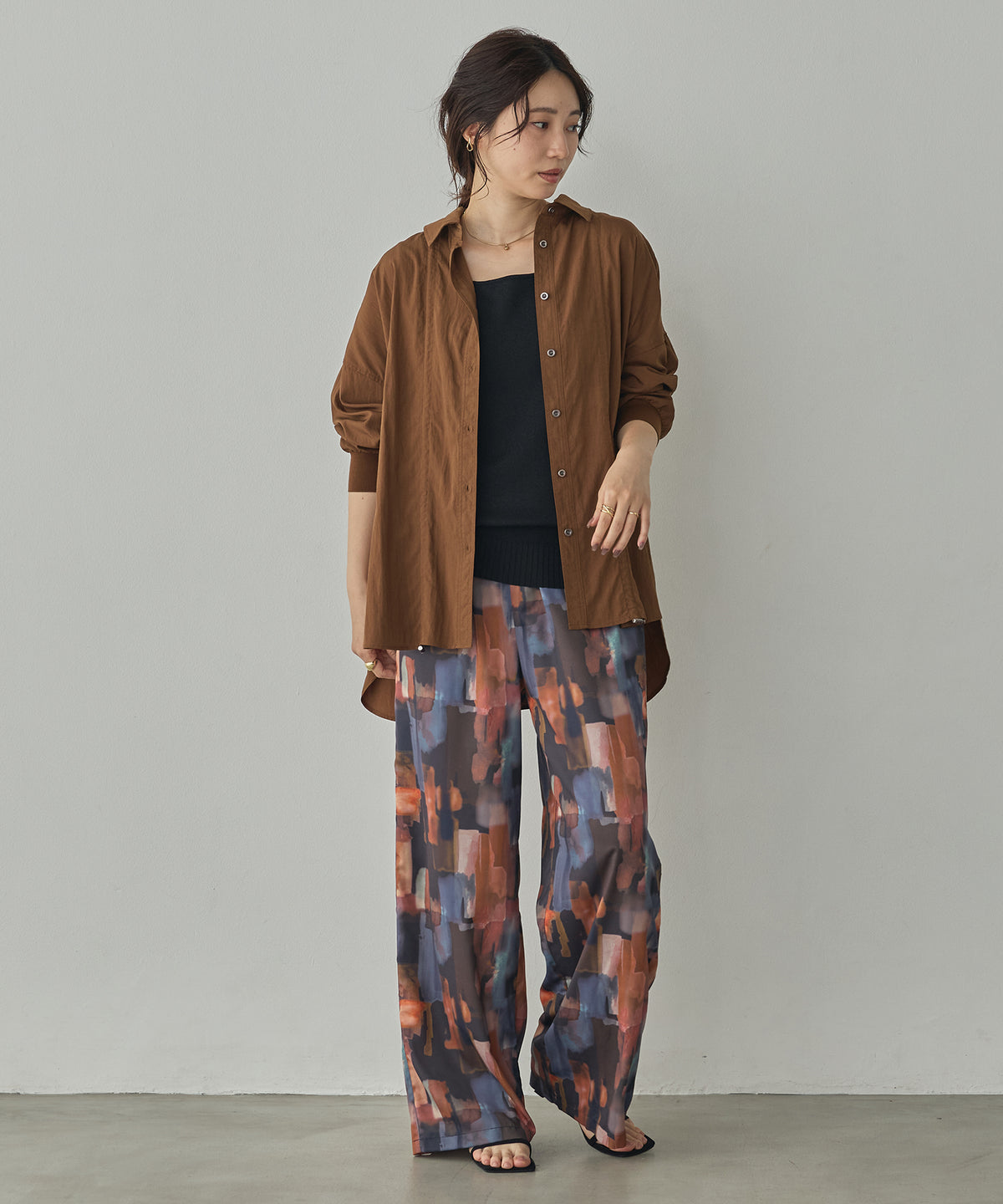 VINTAGE BROADCLOTH FRILLED SHIRT-STYLE JACKET