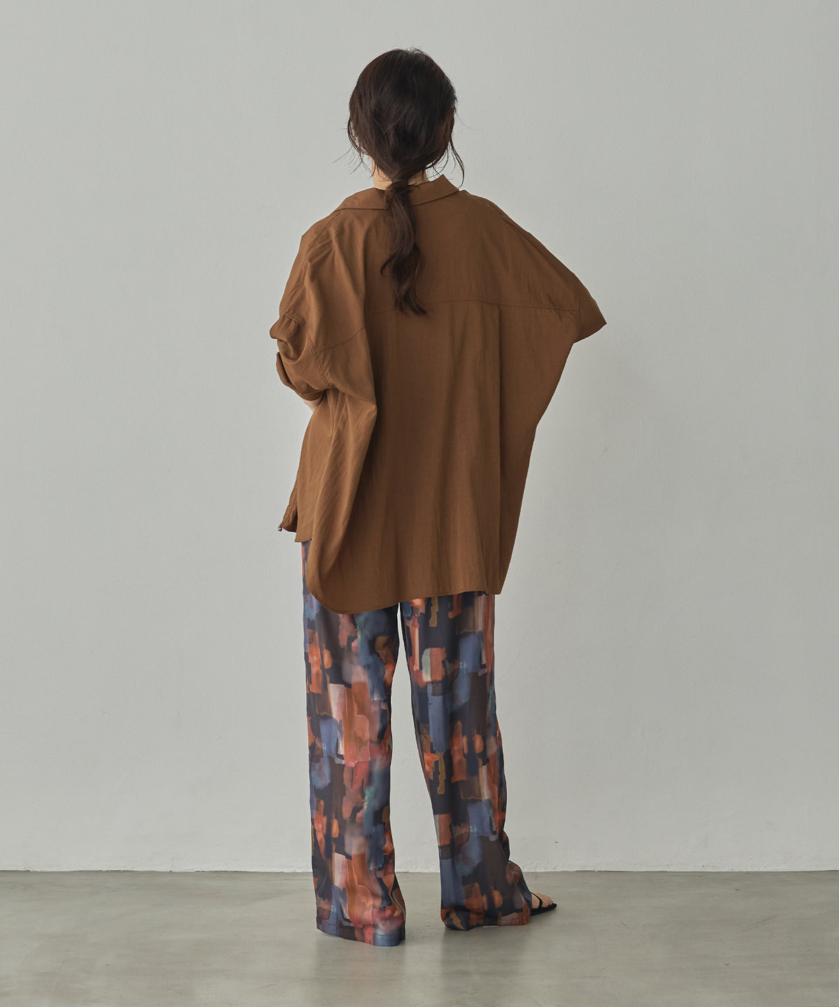 VINTAGE BROADCLOTH FRILLED SHIRT-STYLE JACKET