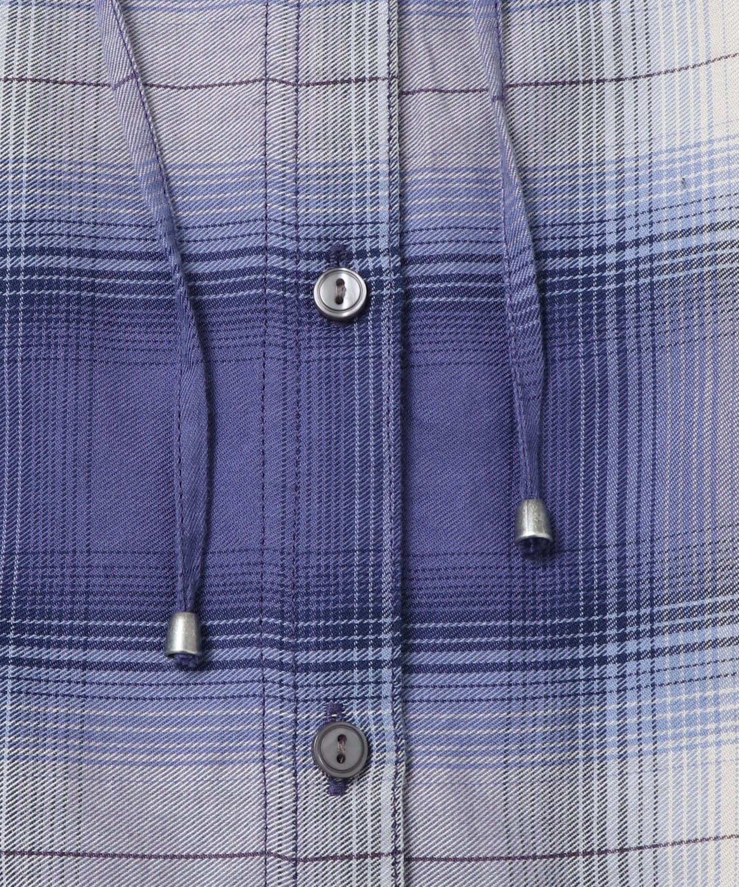 CHEQUERED HOODED SHIRT