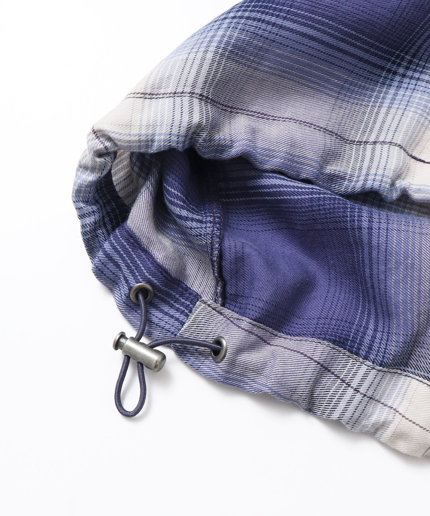 CHEQUERED HOODED SHIRT
