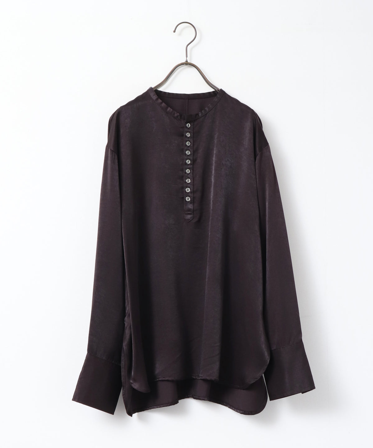 CUPRA-LIKE HENLEY-NECK SHIRT