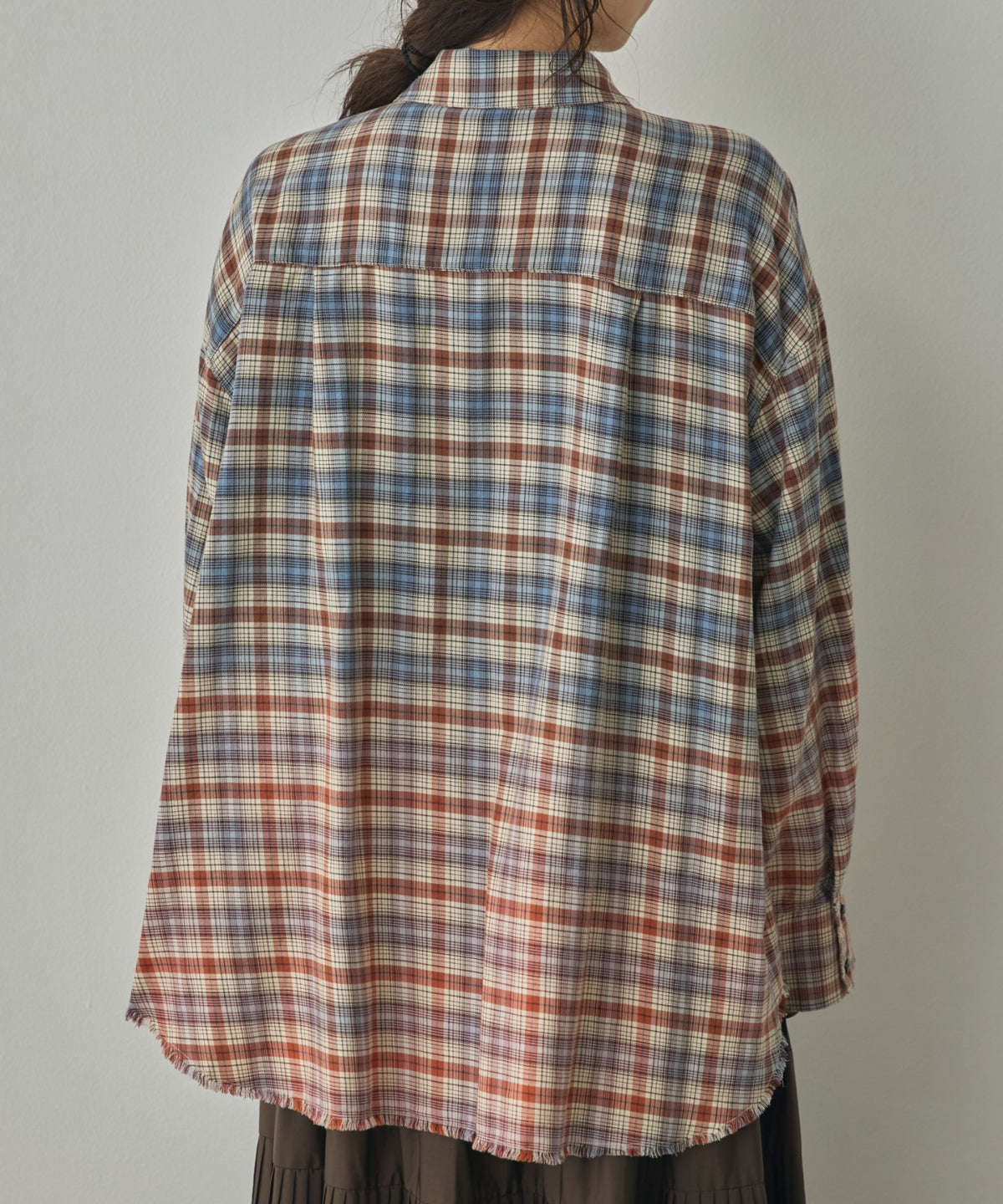 CHECKED GRADIENT SHIRT