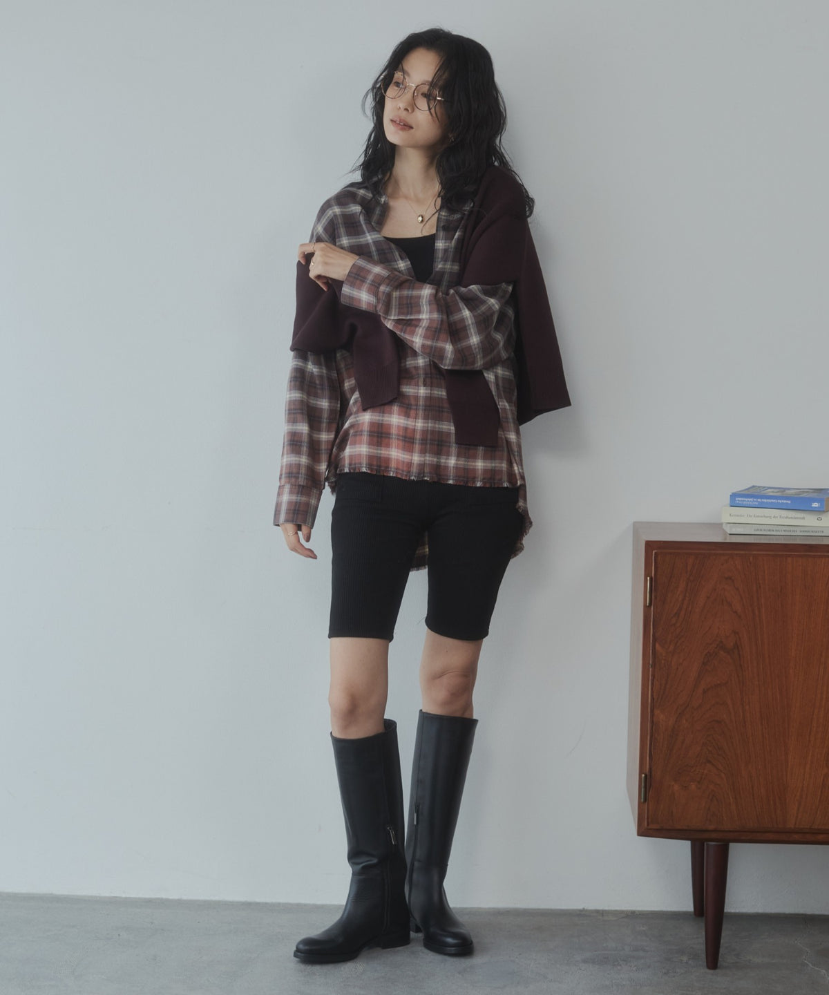 CHECKED GRADIENT SHIRT