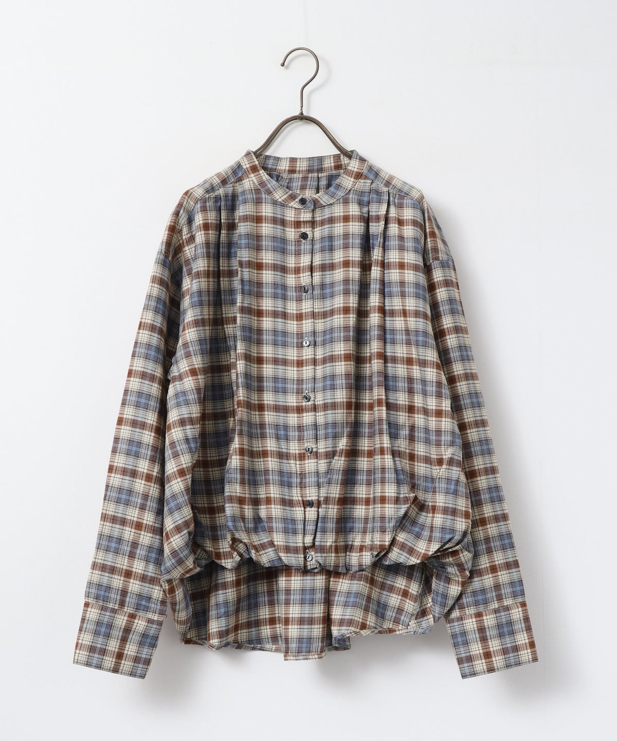 CHECK-FRONT SHIRT
