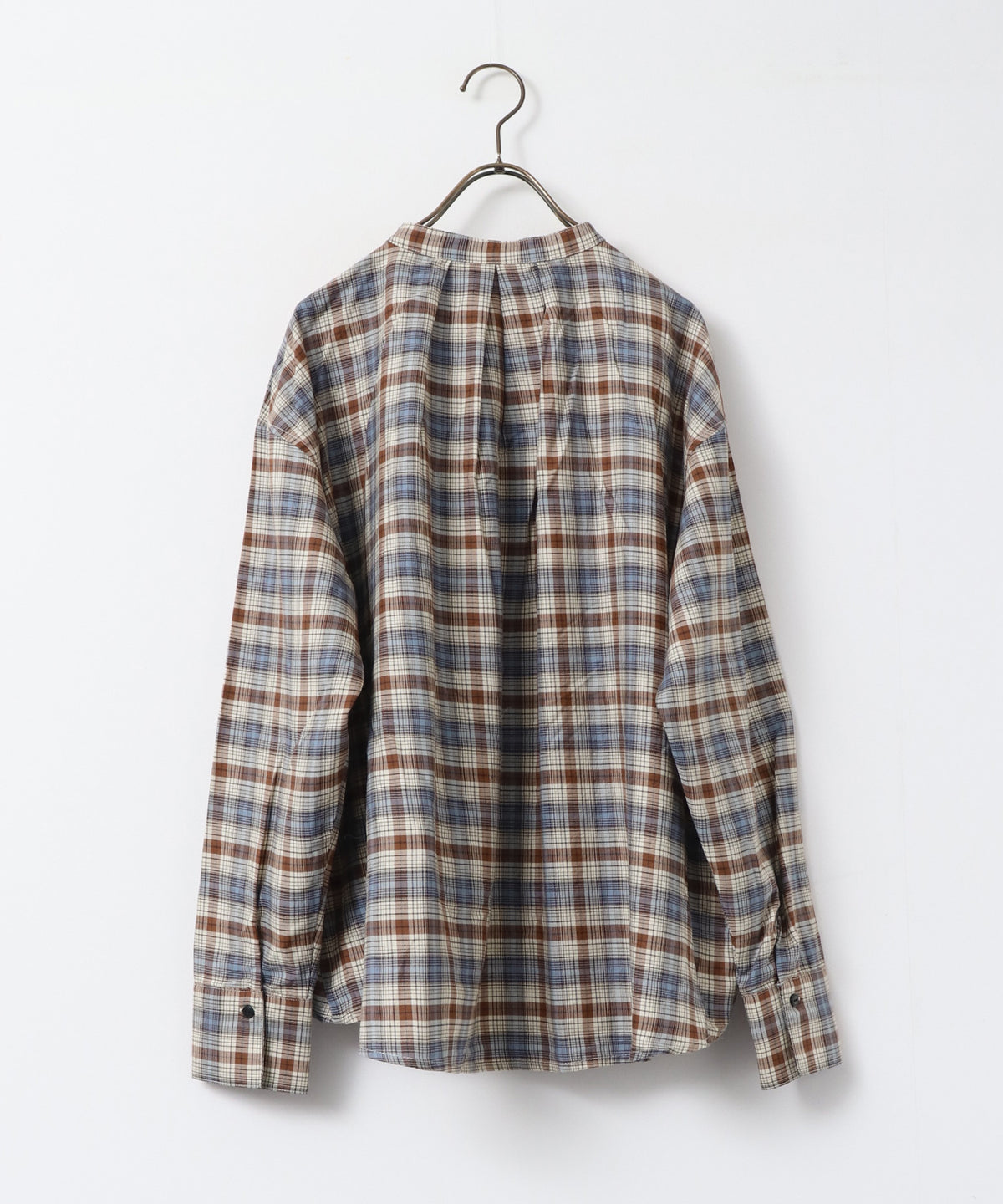 CHECK-FRONT SHIRT