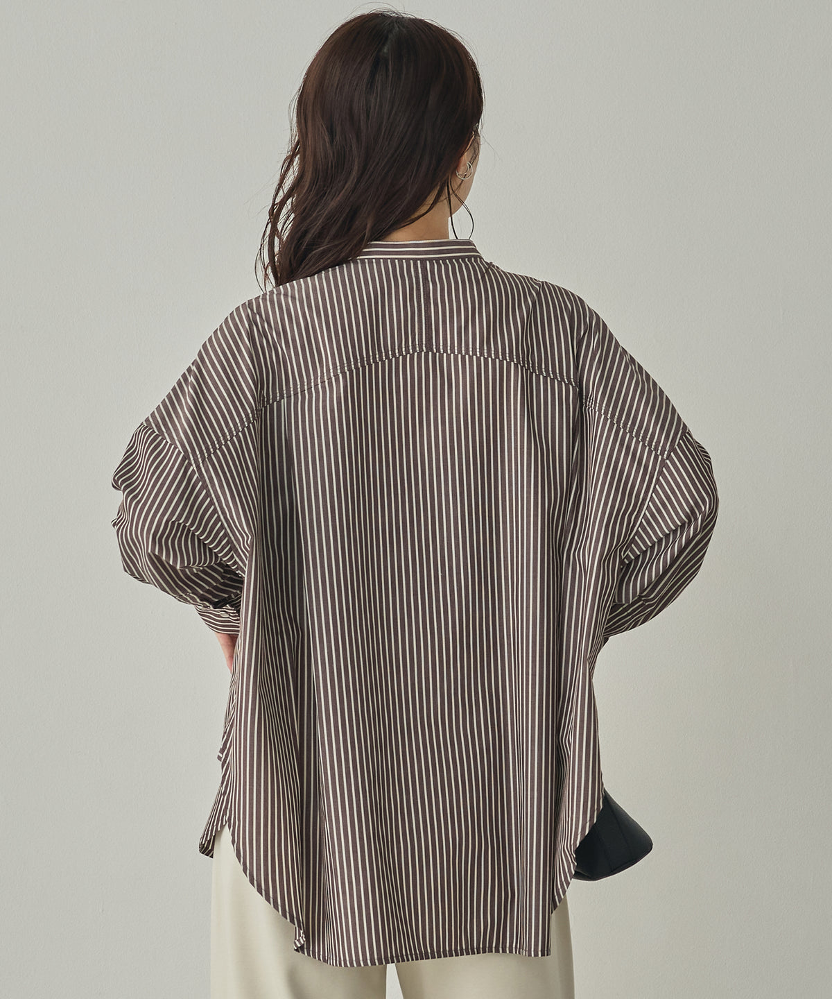 YARN-DYED STRIPED OVERSHIRT
